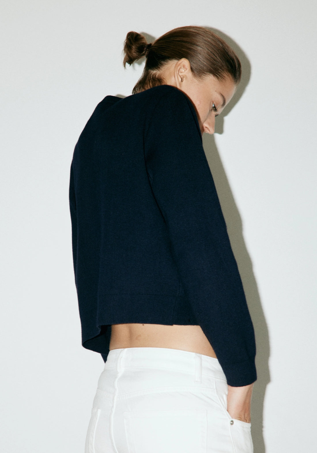 Knit Jacket Toggle Detail - Blue