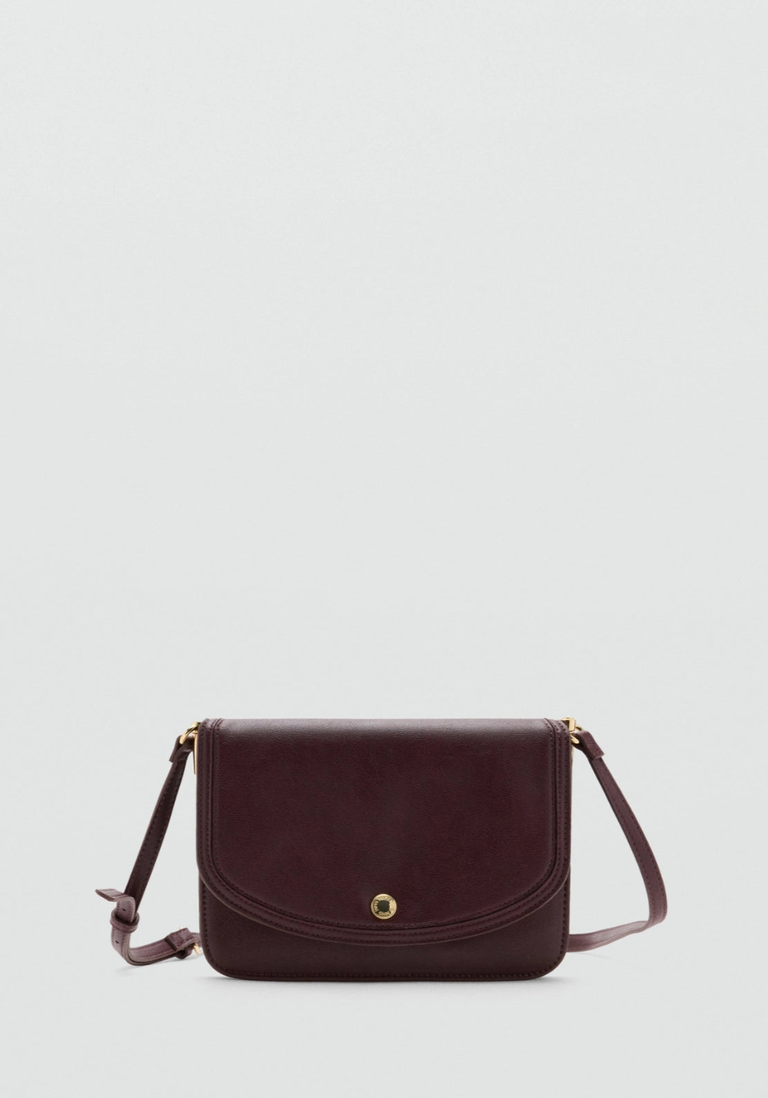 Square Crossbody Bag - Burgundy