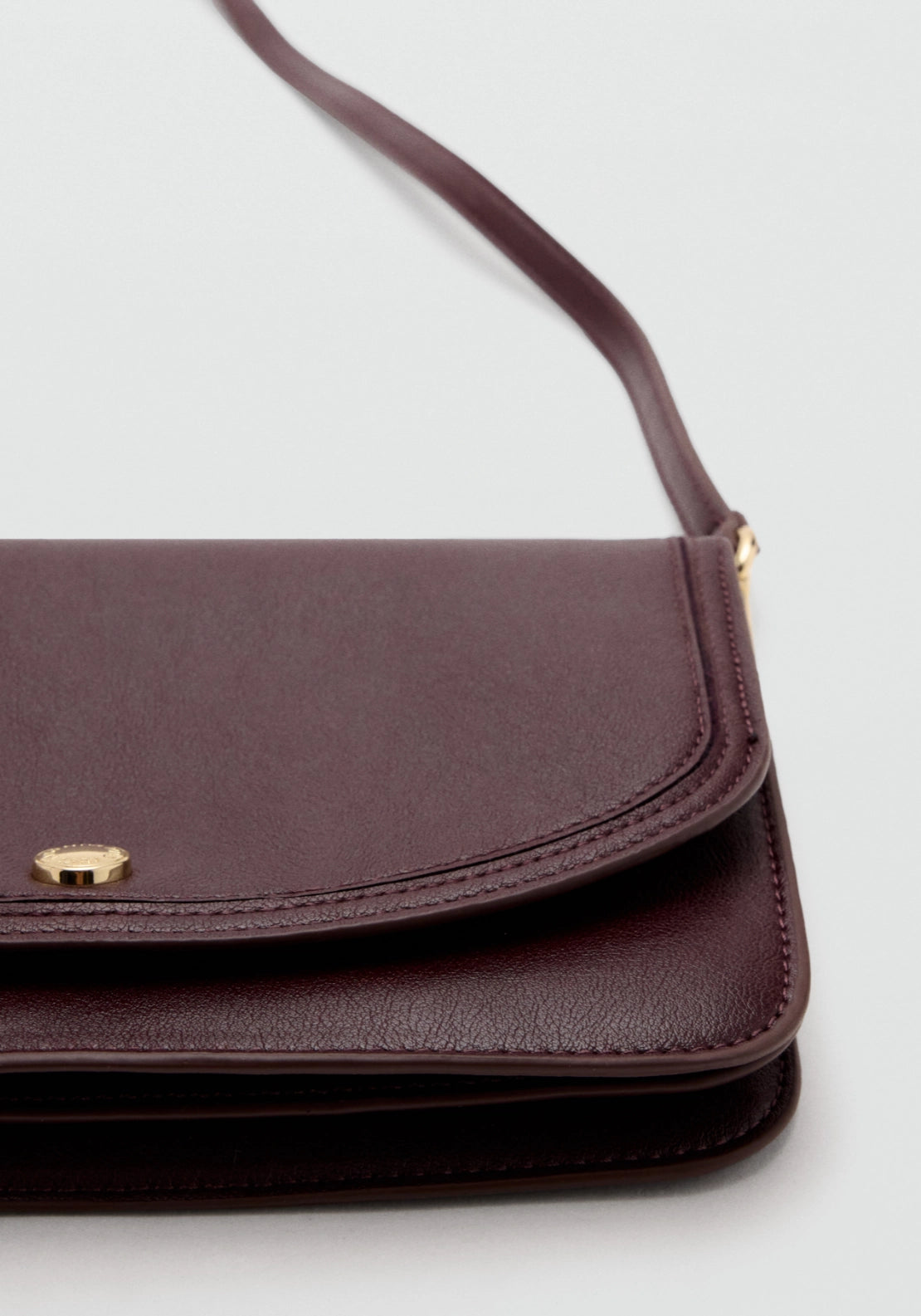 Square Crossbody Bag - Burgundy