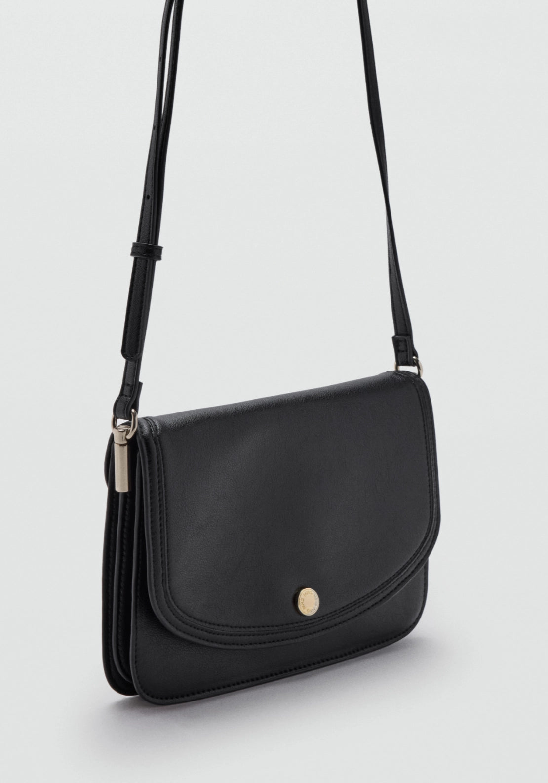 Square Crossbody Bag - Black