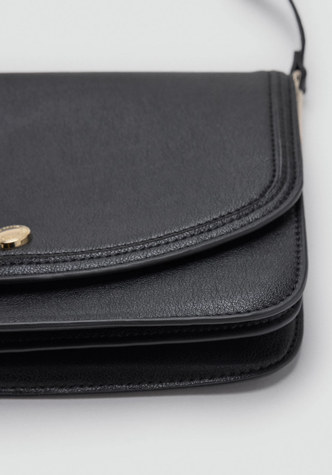 Square Crossbody Bag - Black