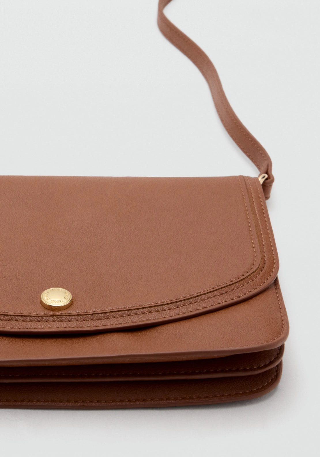 Square Crossbody Bag - Brown