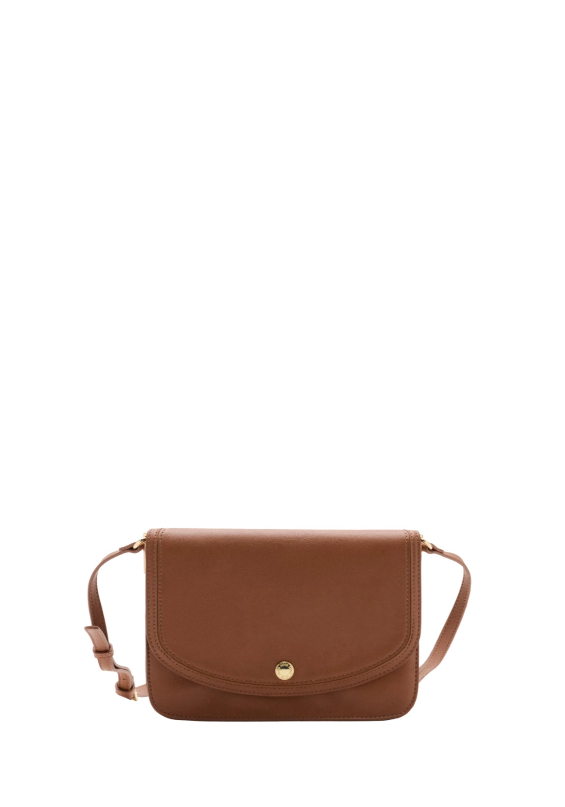 Square Crossbody Bag - Brown