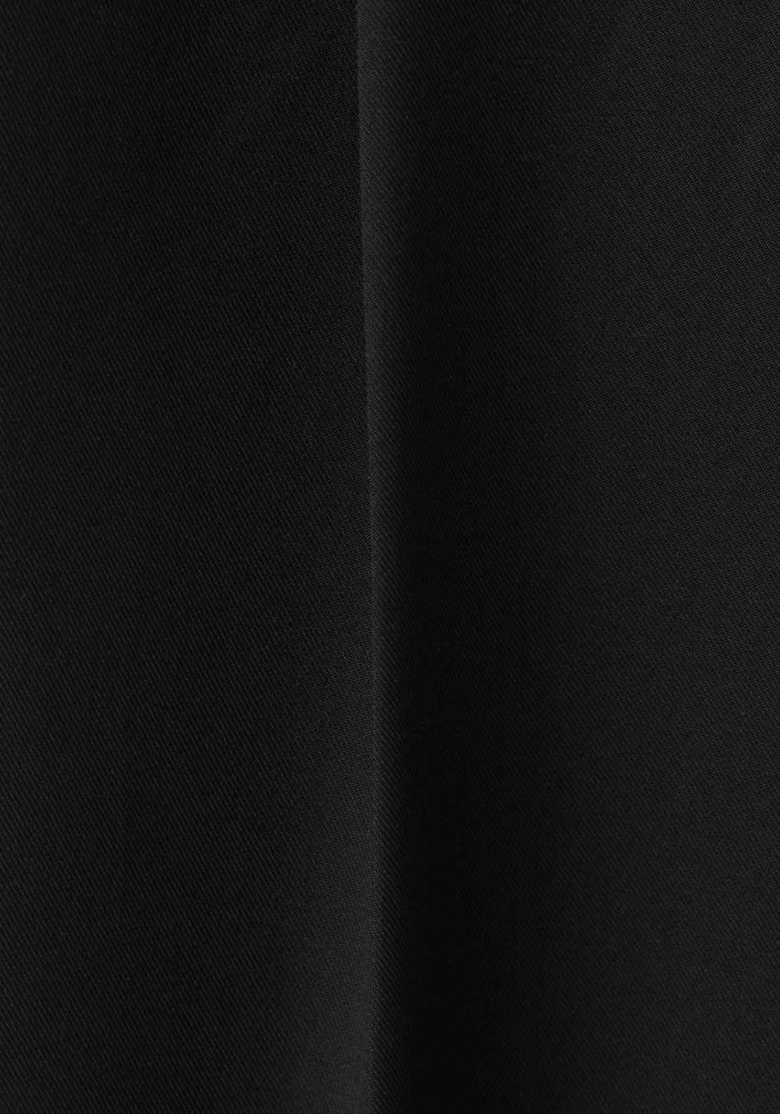Straight Fit Pleated Trousers - Black