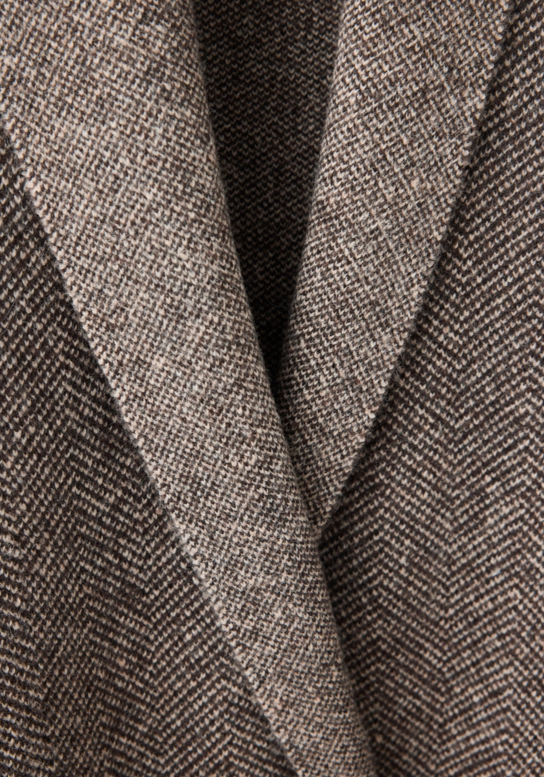 Wool Blend Jacket With Faux Fur Trims - Brown