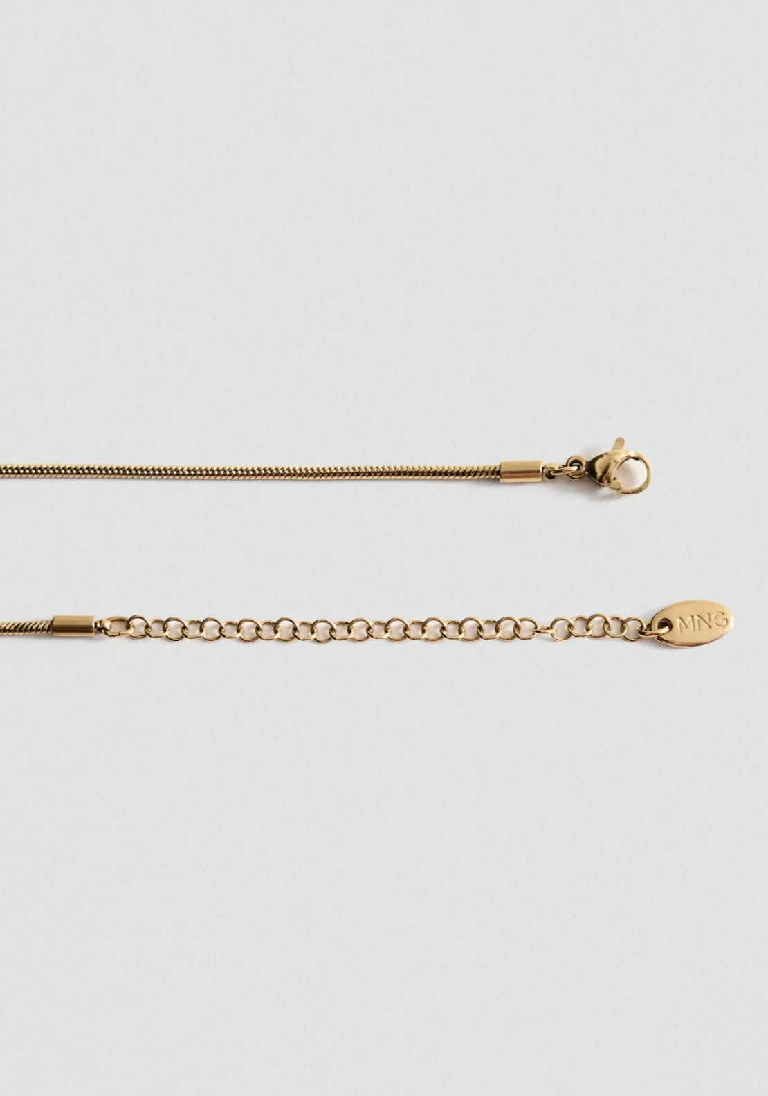 Beaded Detail Necklace - Gold
