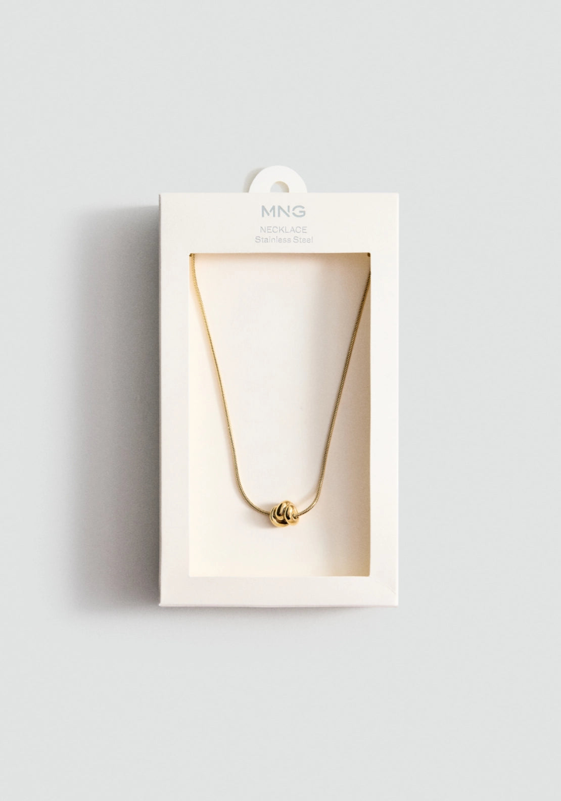 Beaded Detail Necklace - Gold