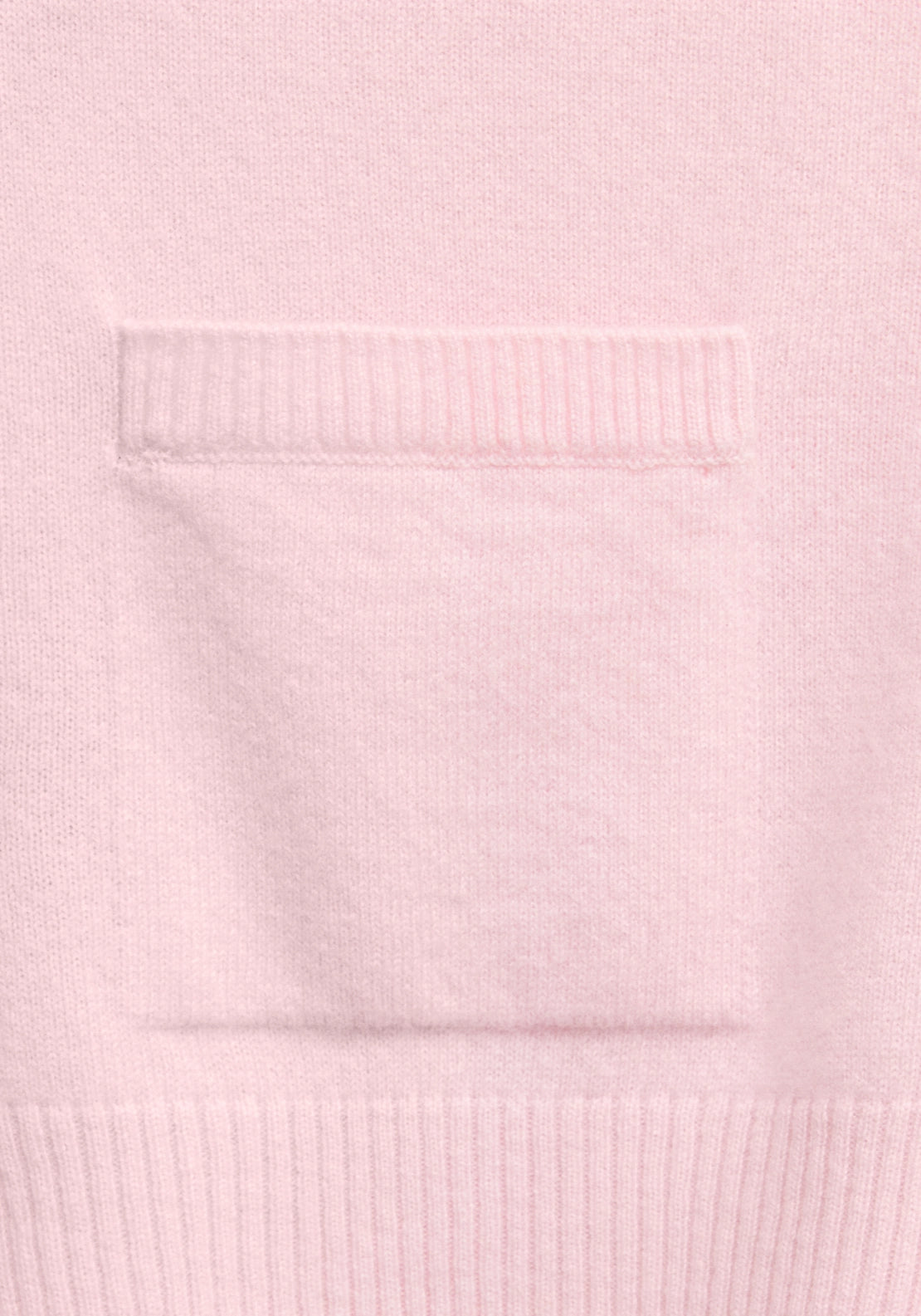 Wool &amp; Cashmere Blend Patch Pocket Cardigan - Pink
