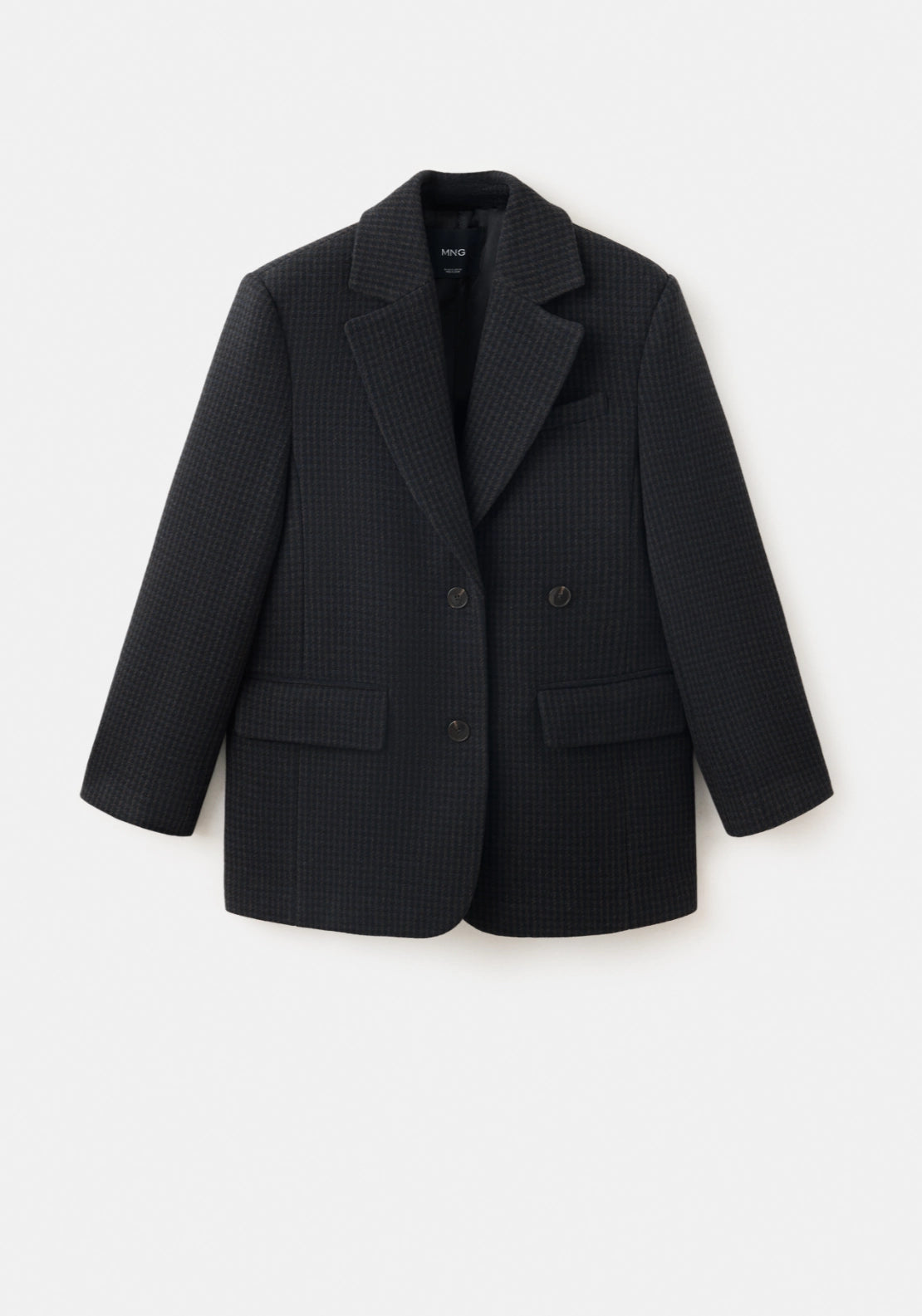 Patterned Blazer - Blue