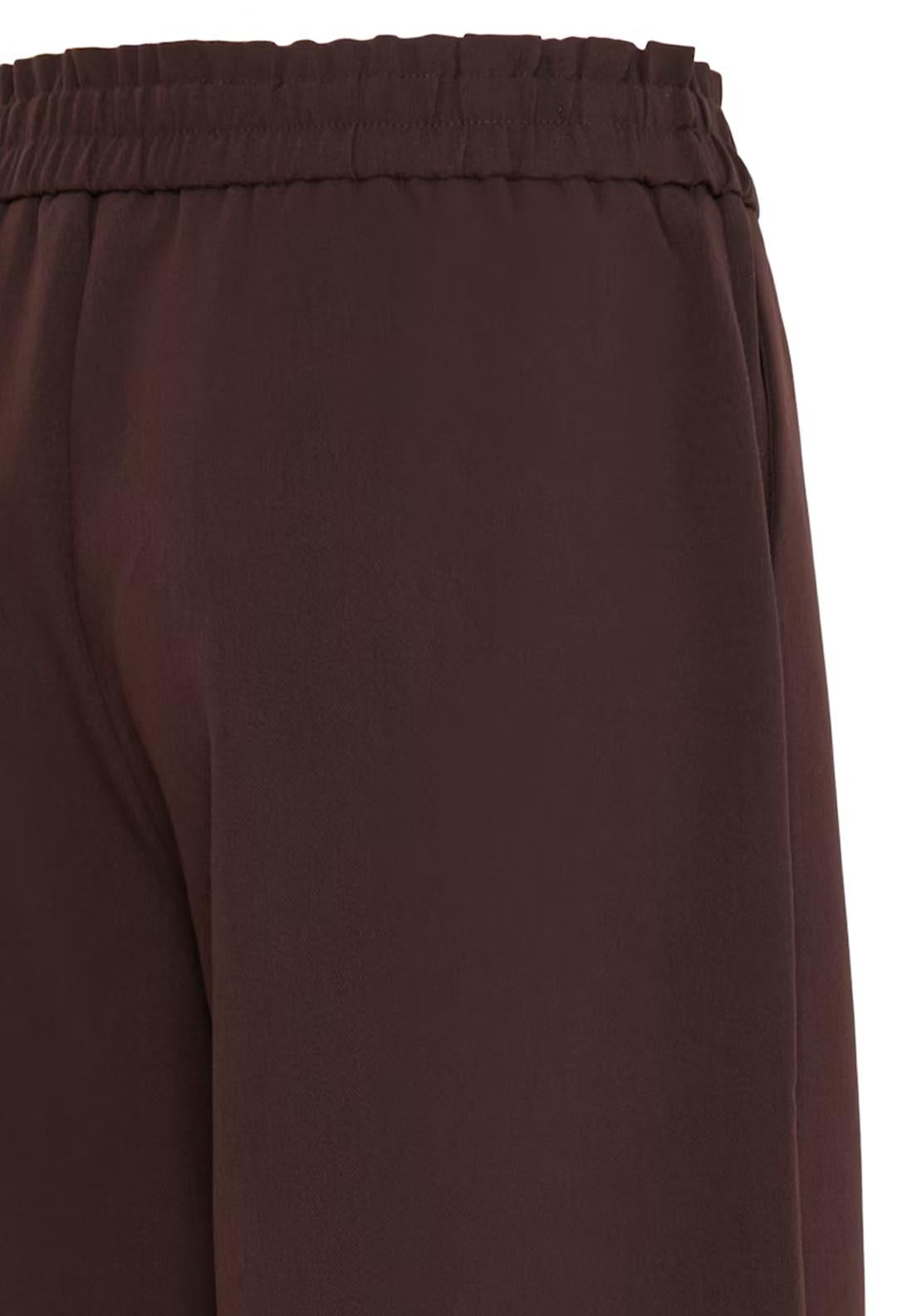 Fransa Abigail Trousers - Fudge Melange 6 Shaws Department Stores