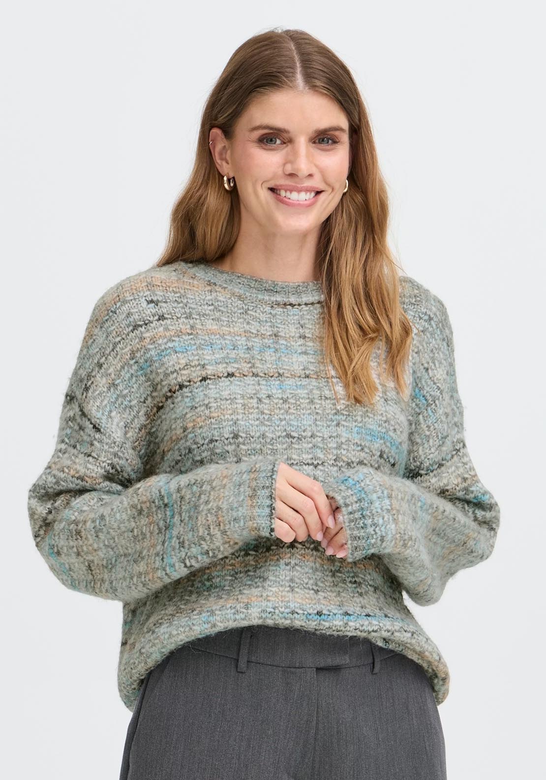 Fransa Dora Pullover - Moon Rockmulti 1 Shaws Department Stores