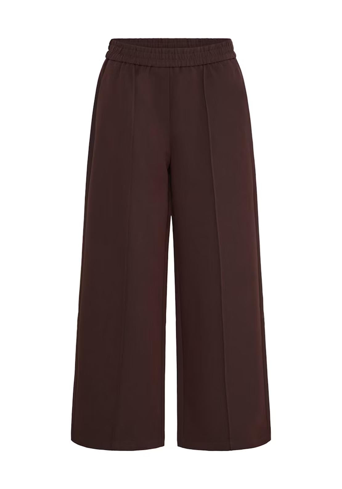 Fransa Abigail Trousers - Fudge Melange 8 Shaws Department Stores