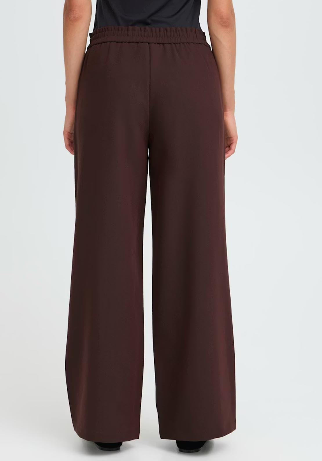Fransa Abigail Trousers - Fudge Melange 2 Shaws Department Stores