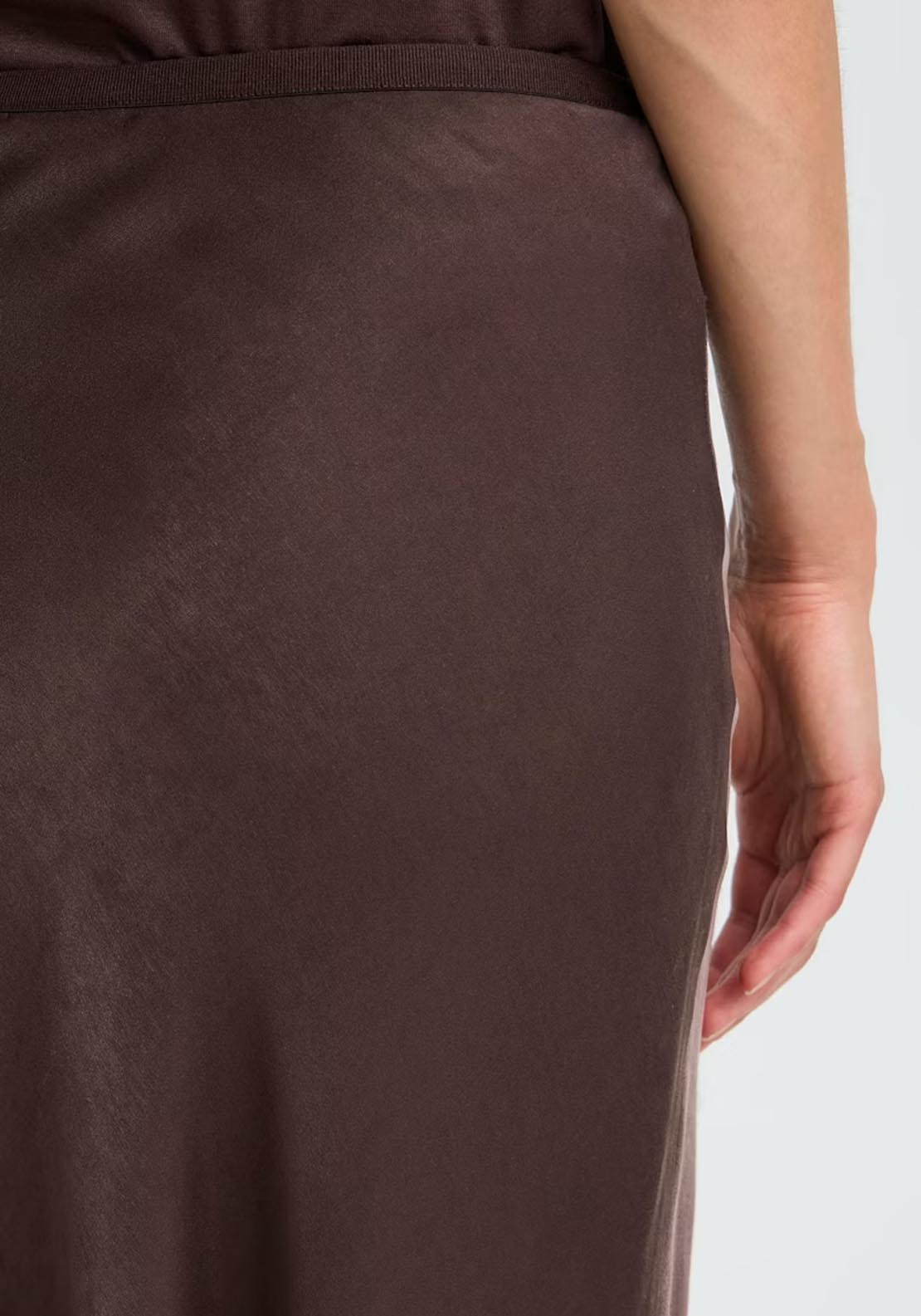 Fransa Shina Skirt - Brown 3 Shaws Department Stores
