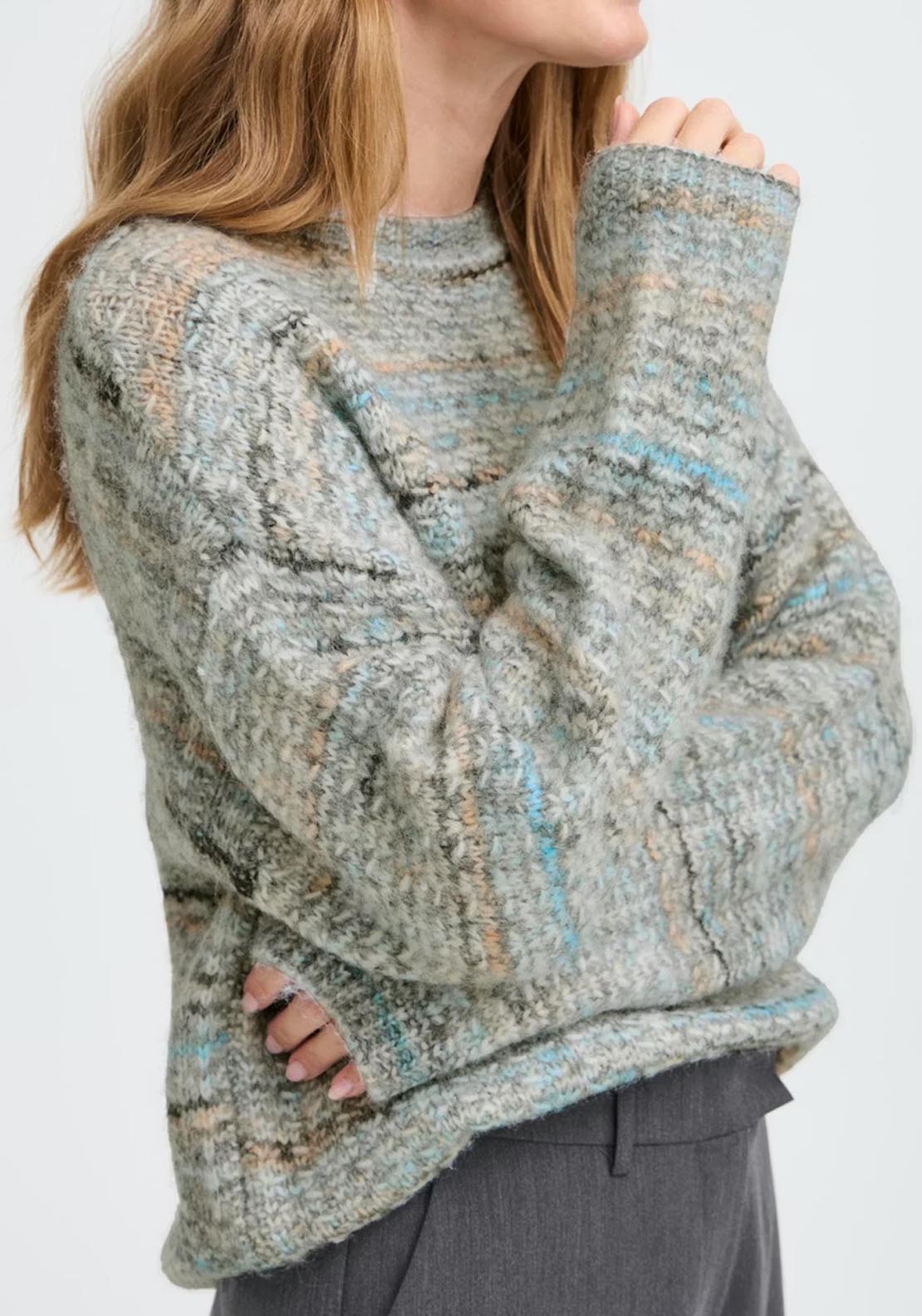 Fransa Dora Pullover - Moon Rockmulti 4 Shaws Department Stores