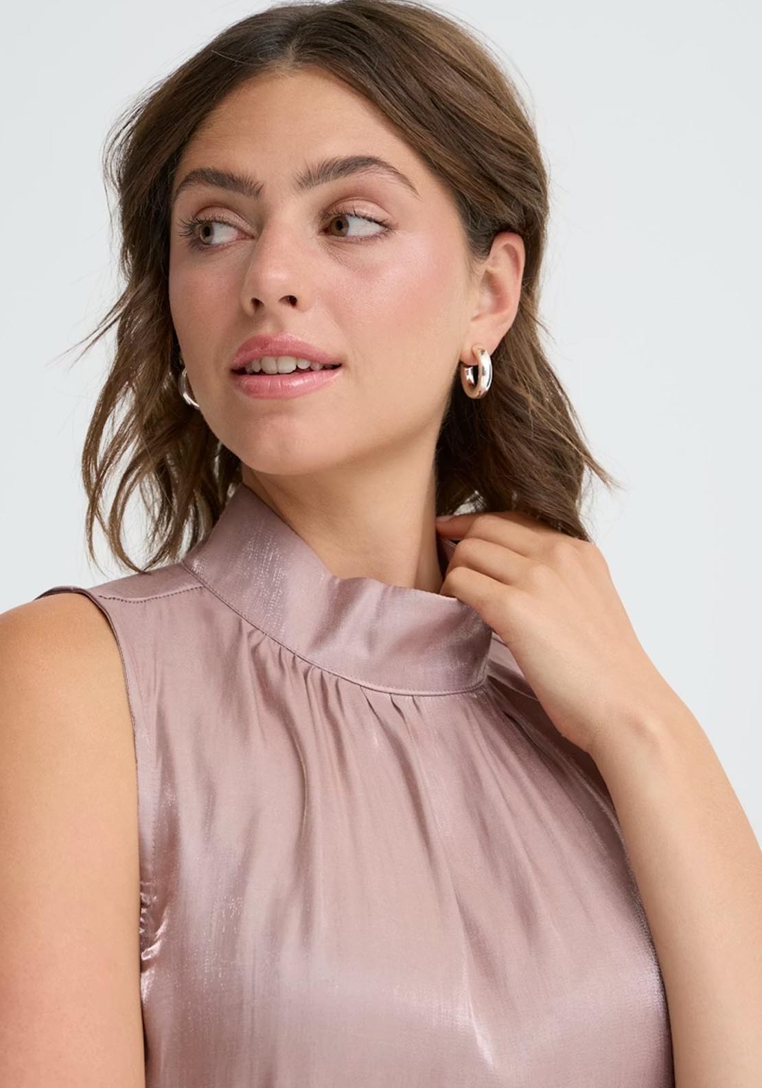 Fransa Yolanda Blouse - Purple 3 Shaws Department Stores