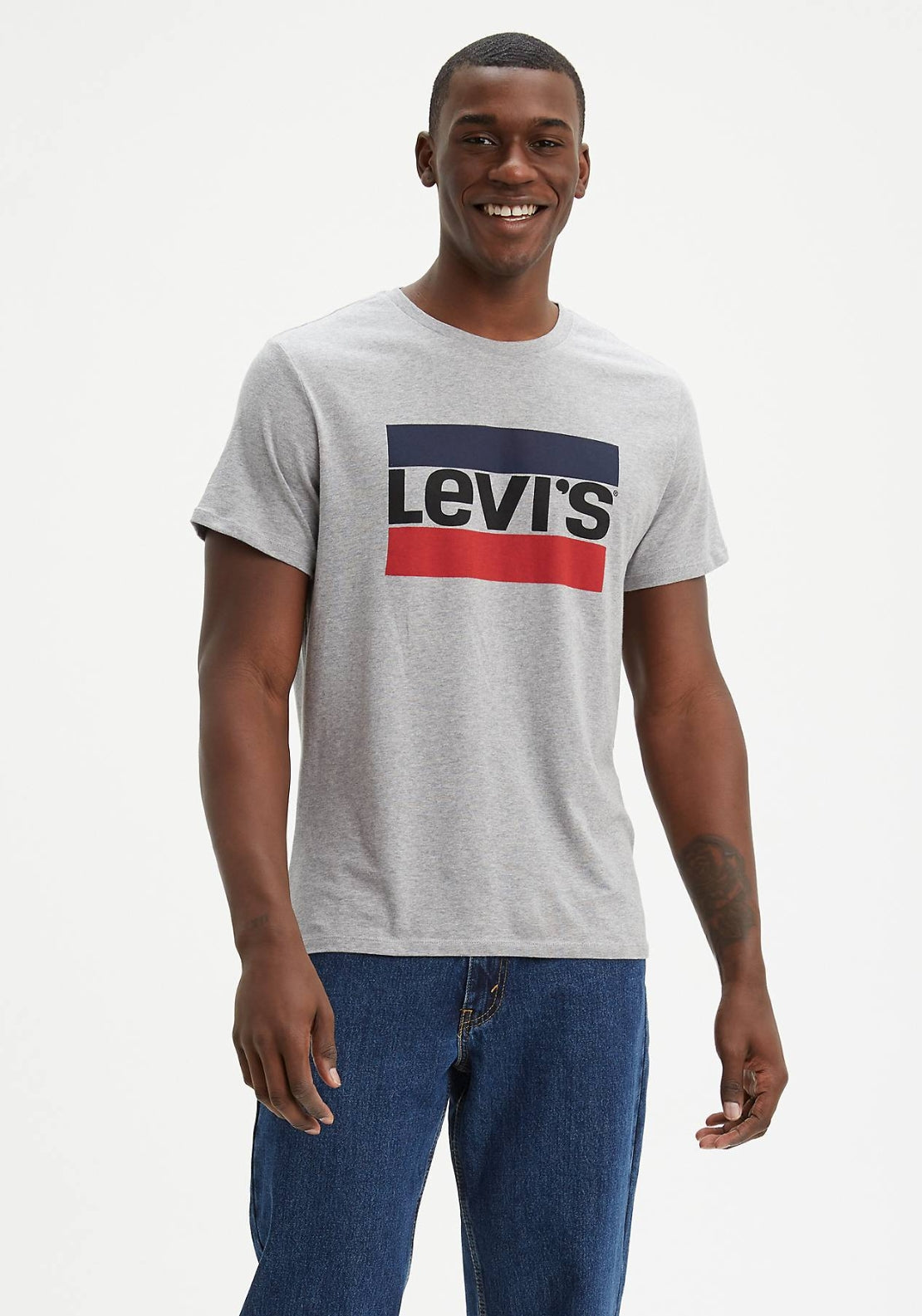 Levis Sportswear Logo Graphic 84 Sportswear - Grey 1 Shaws Department Stores