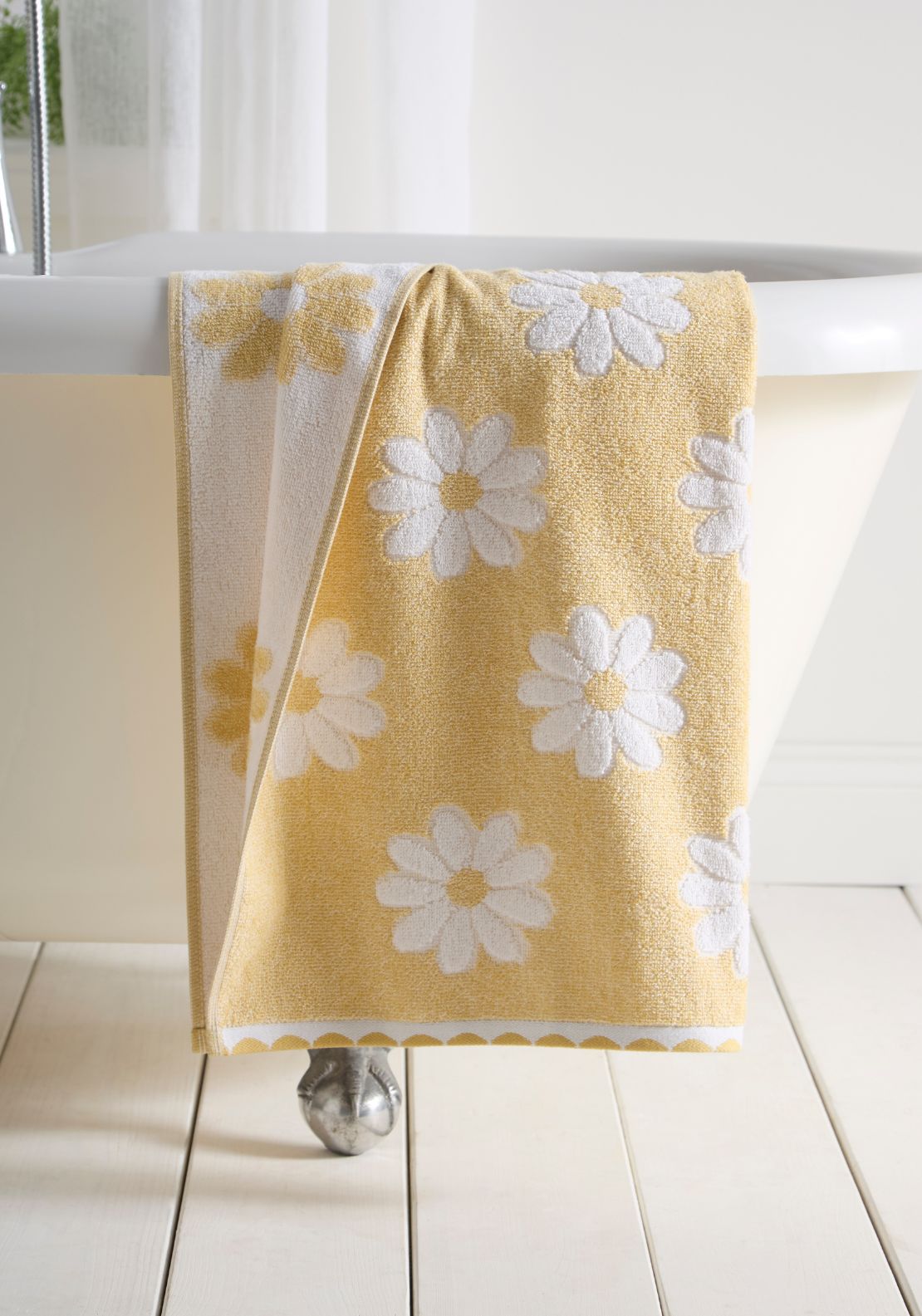The Home Collection Daisy Towel - Yellow 3 Shaws Department Stores