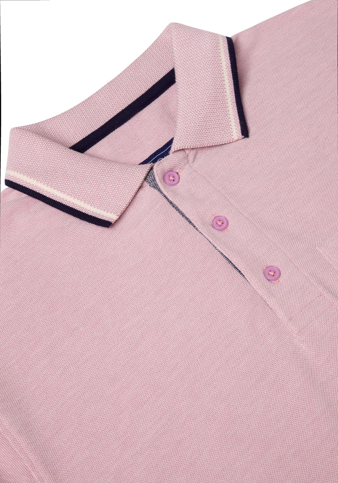 Drifter Short Sleeve Plain Polo - Pink 2 Shaws Department Stores