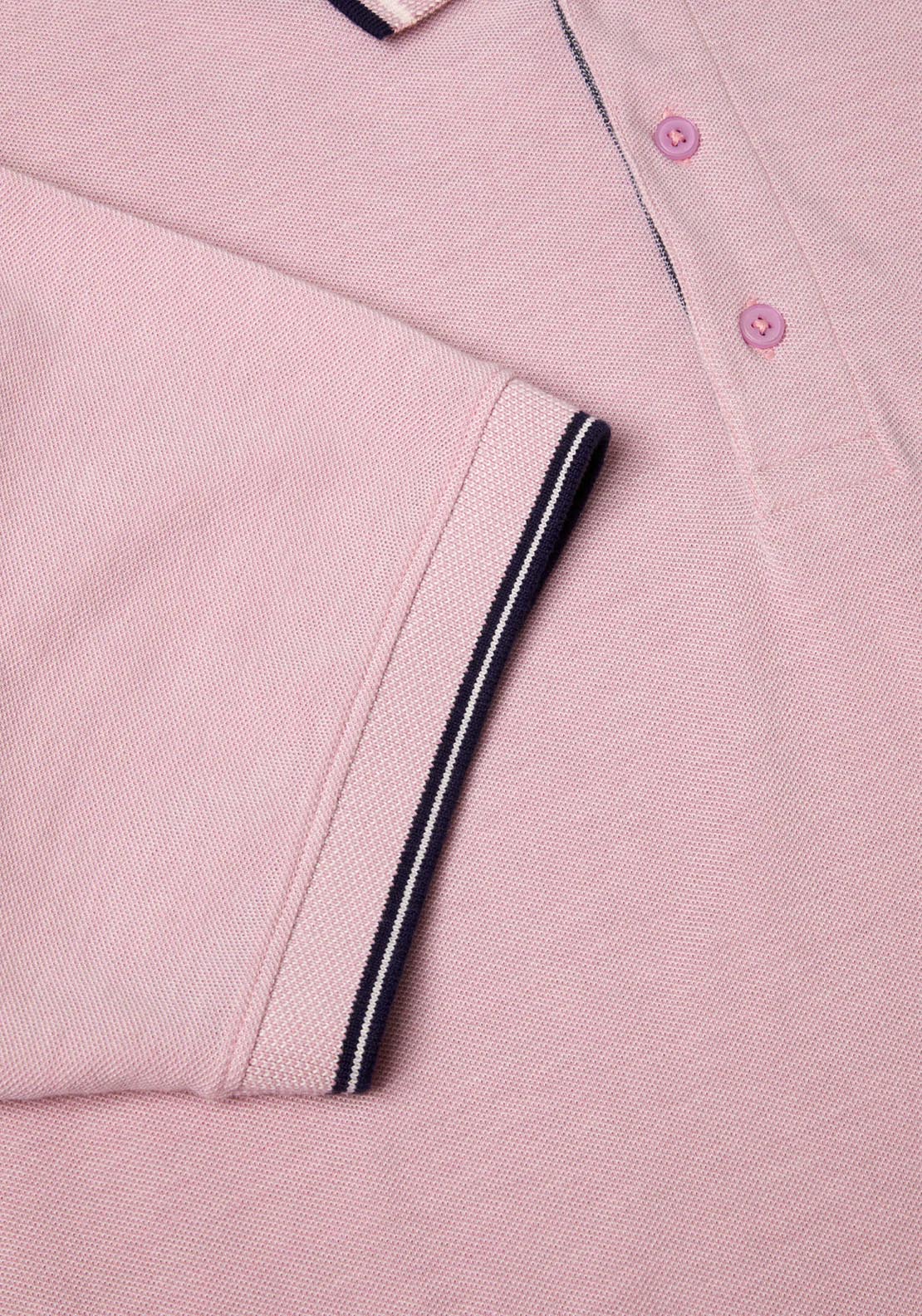 Drifter Short Sleeve Plain Polo - Pink 4 Shaws Department Stores