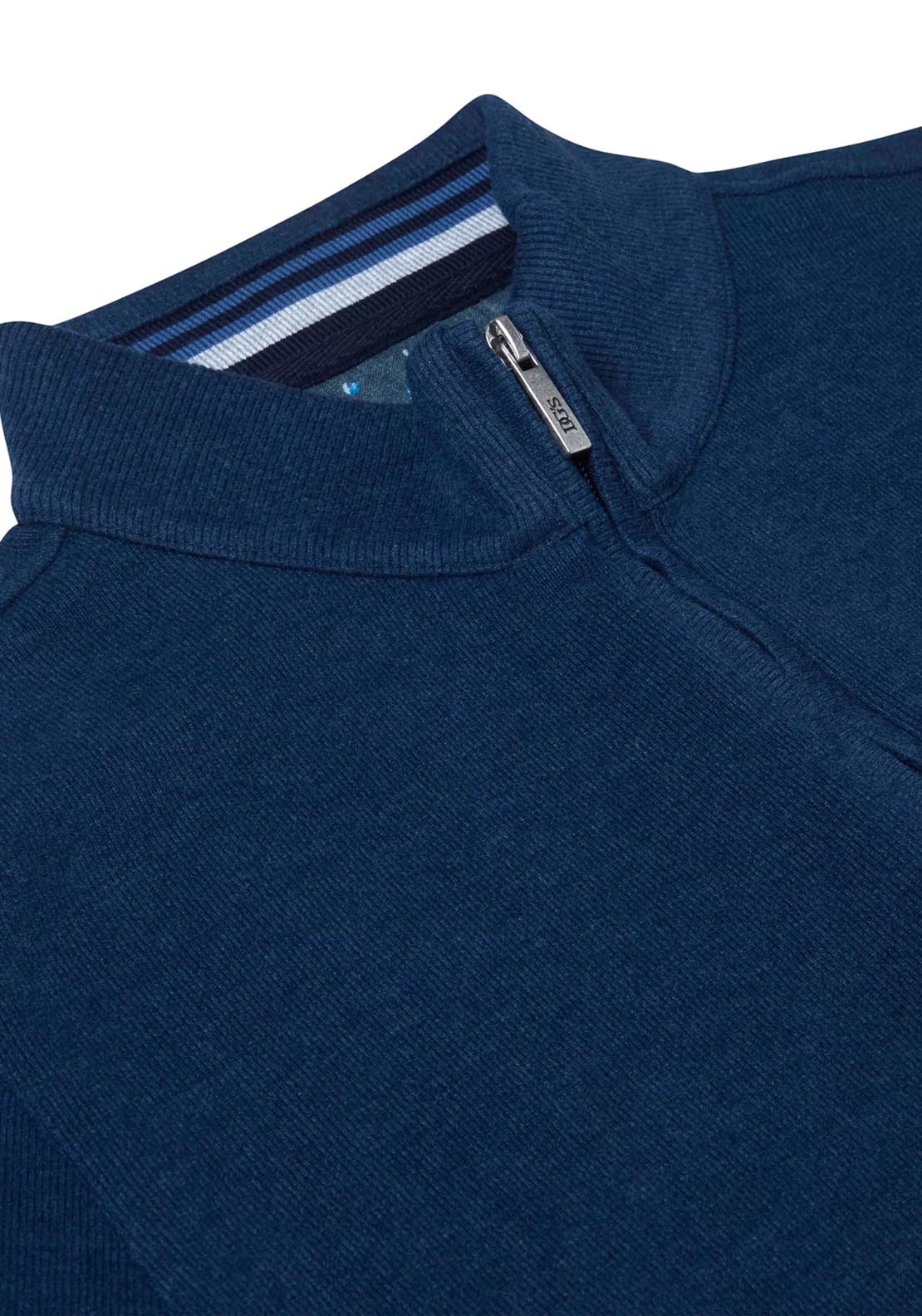 Drifter DG Drifter Half Zip Sweatshirt - Blue 2 Shaws Department Stores