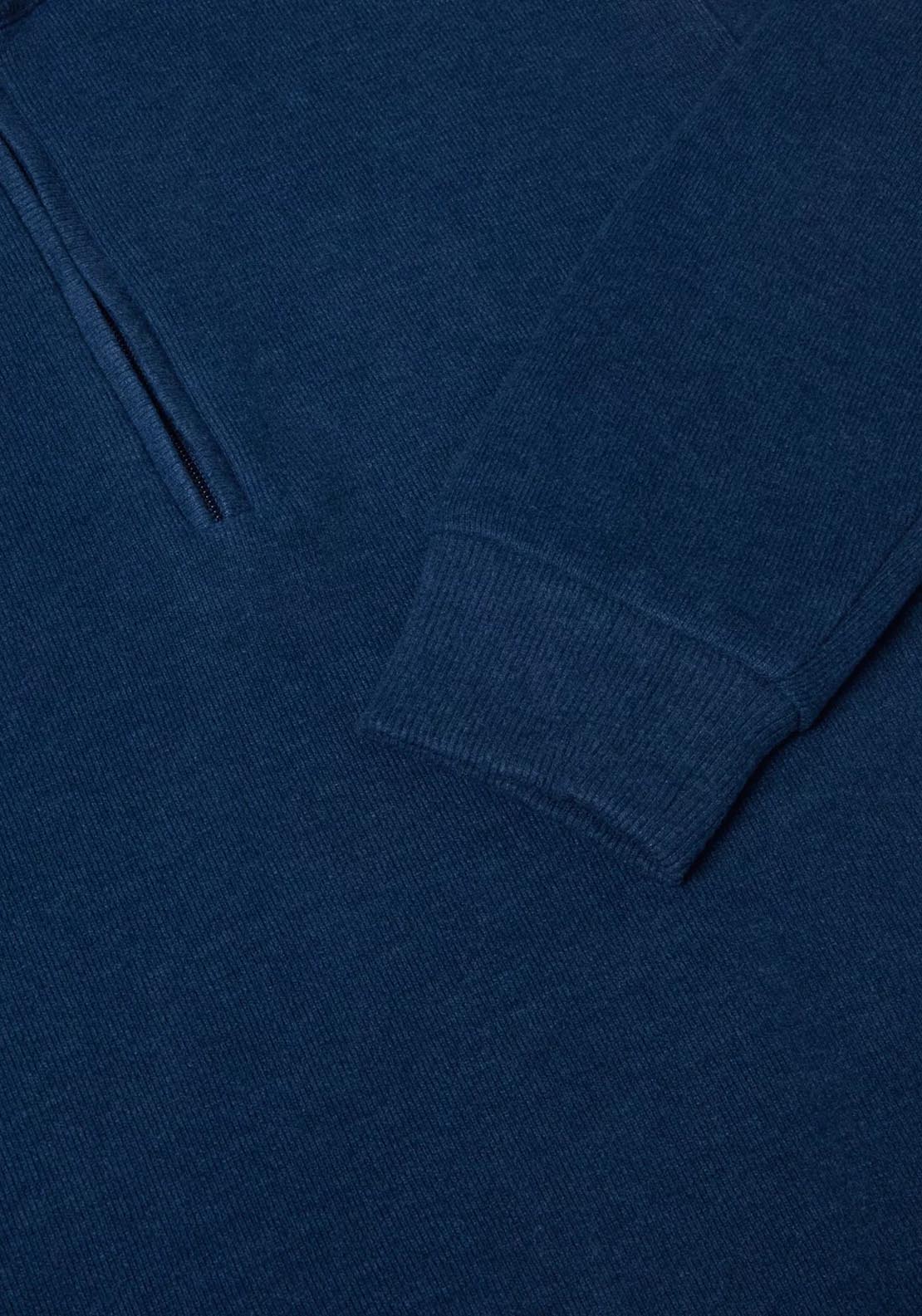 Drifter DG Drifter Half Zip Sweatshirt - Blue 3 Shaws Department Stores