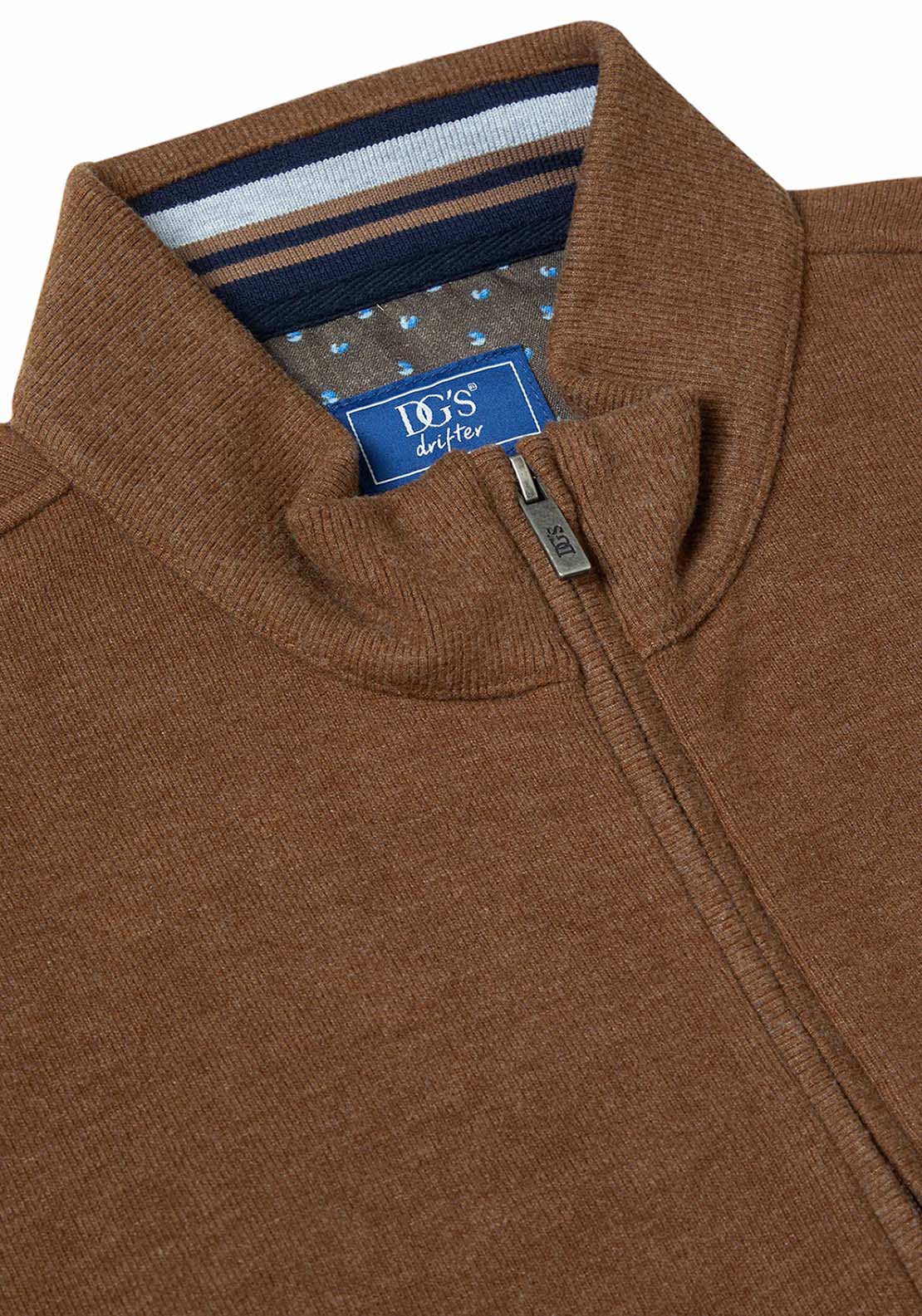 Drifter 1/4 Zipsweatshirt - Camel 2 Shaws Department Stores