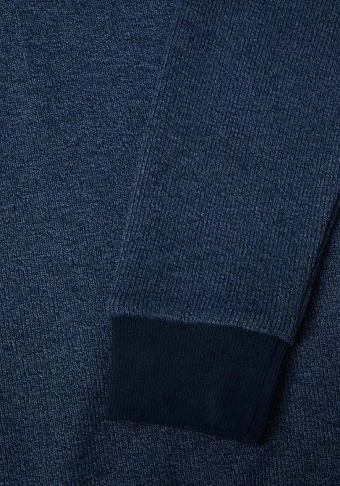 Drifter 1/4 Zip Sweat - Blue 3 Shaws Department Stores