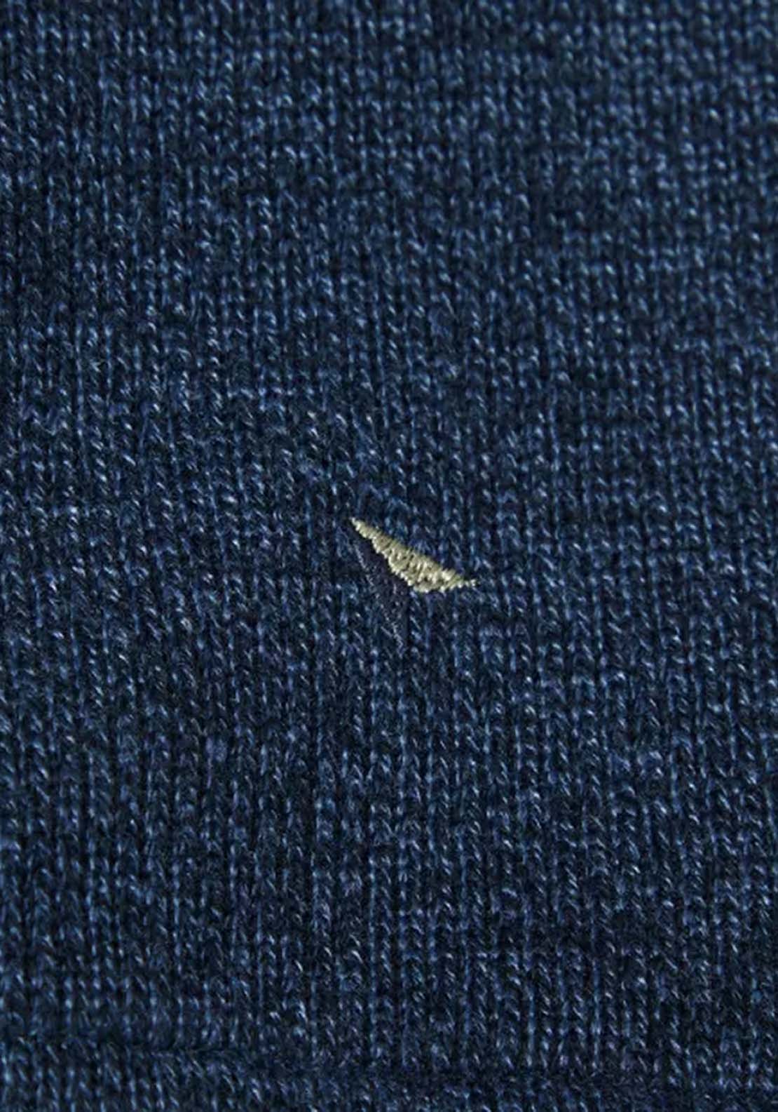 Drifter 1/4 Zip Sweat - Blue 4 Shaws Department Stores