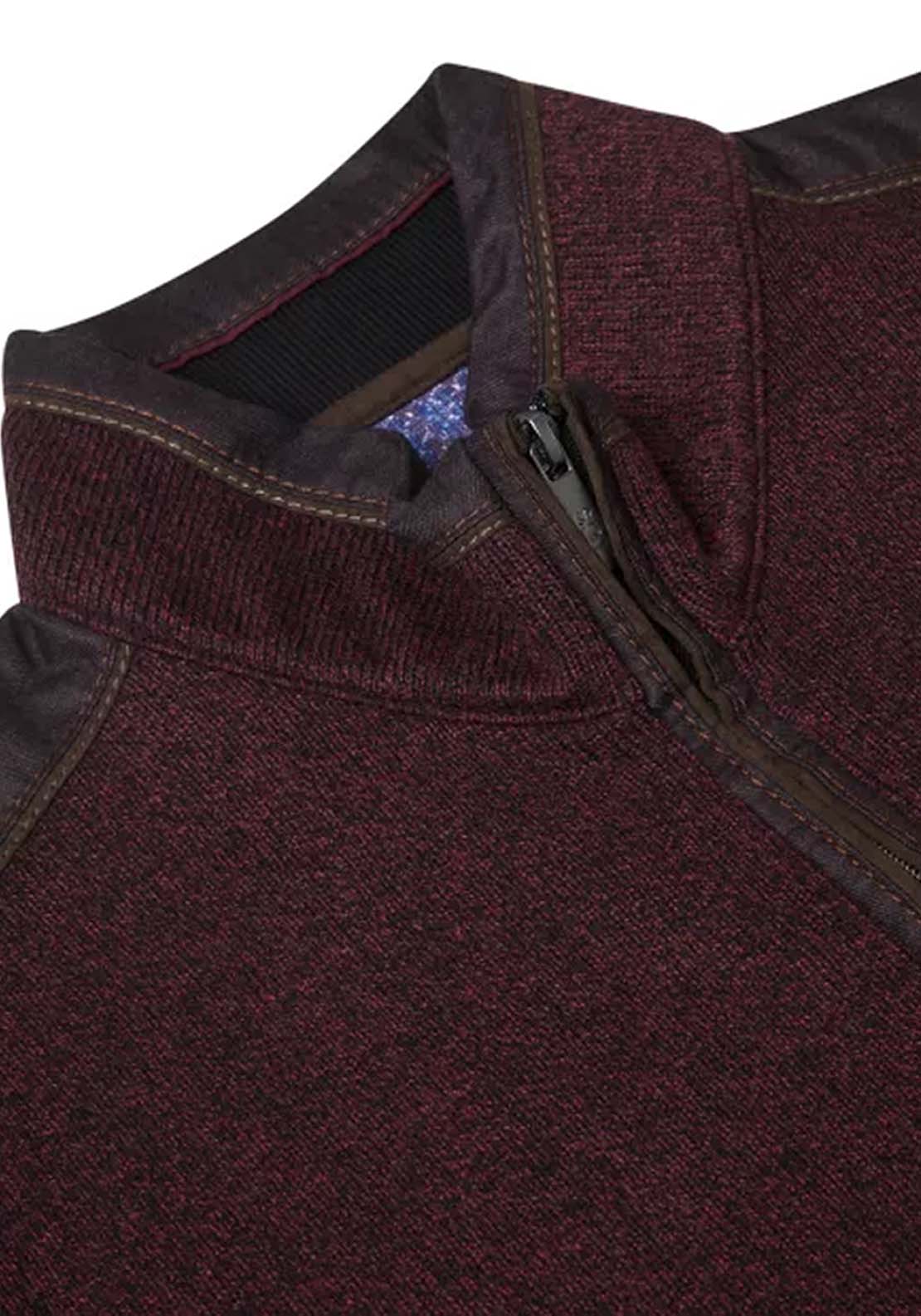 Drifter 1/4 Zip Sweat - Red 2 Shaws Department Stores
