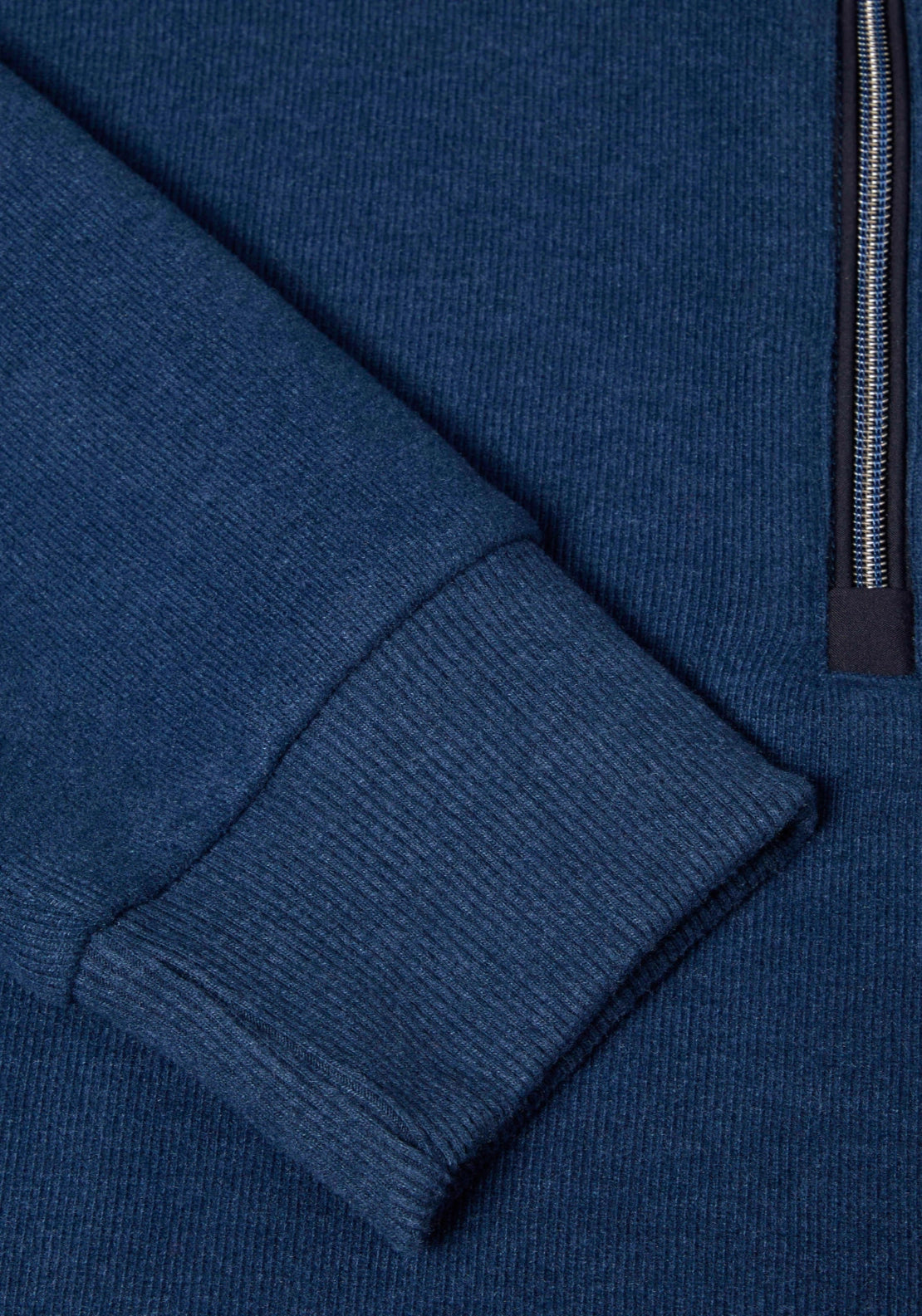 1/4 Zip Sweatshirt - Blue