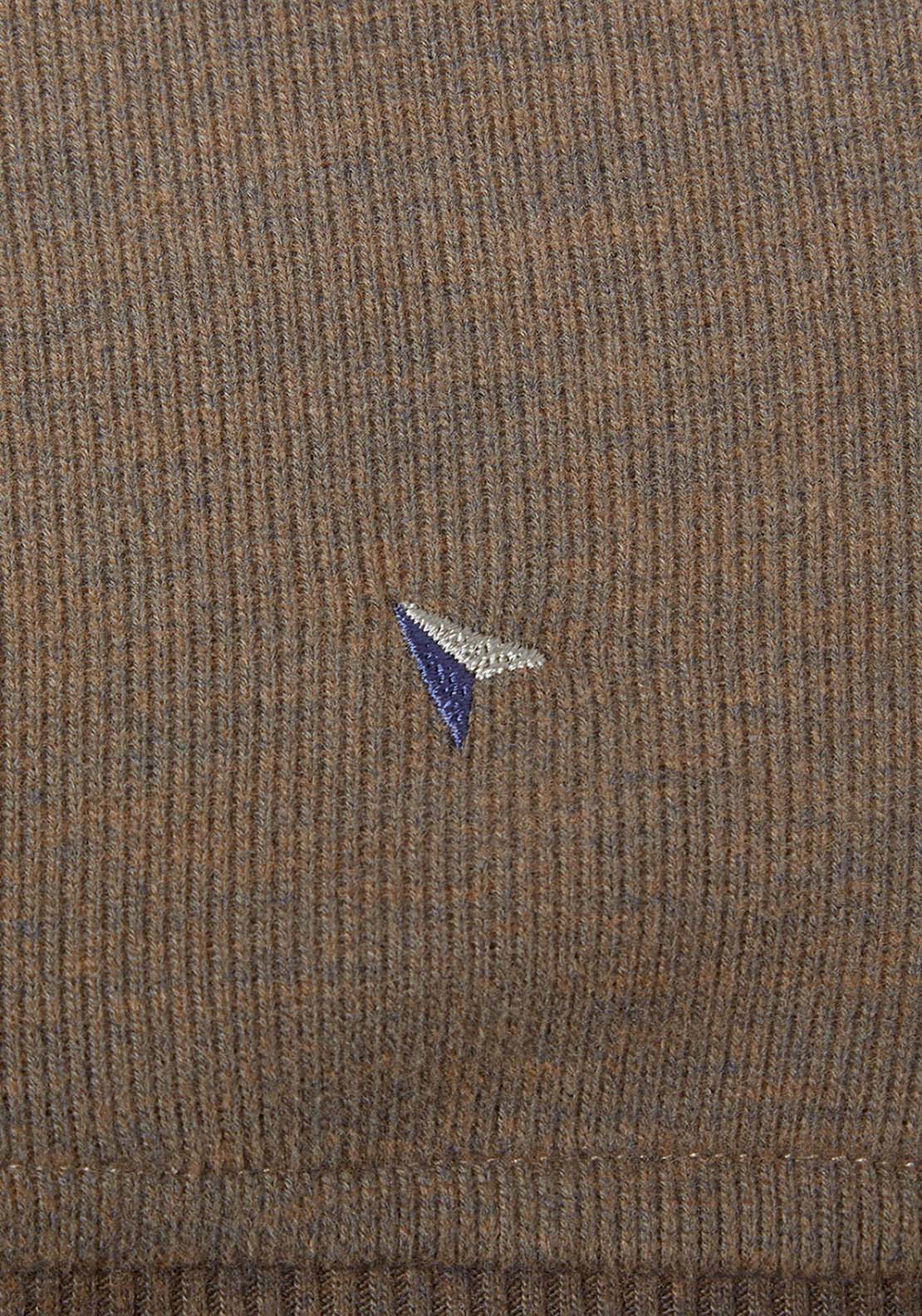 Drifter DG Drifter Half Zip Sweatshirt - Caramel 4 Shaws Department Stores