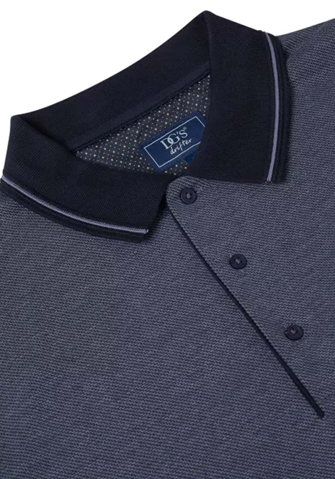 Drifter Long Sleeve Polo Shirt - Blue 2 Shaws Department Stores