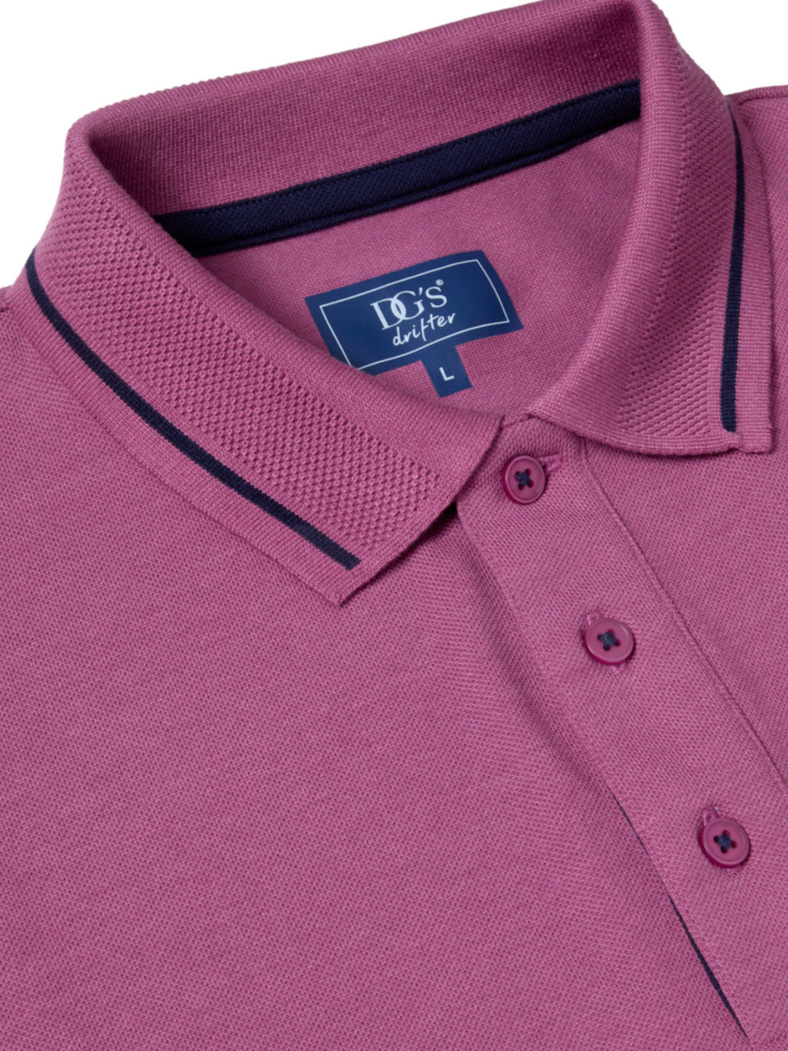 Drifter Short Sleeve Polo - Pink 2 Shaws Department Stores