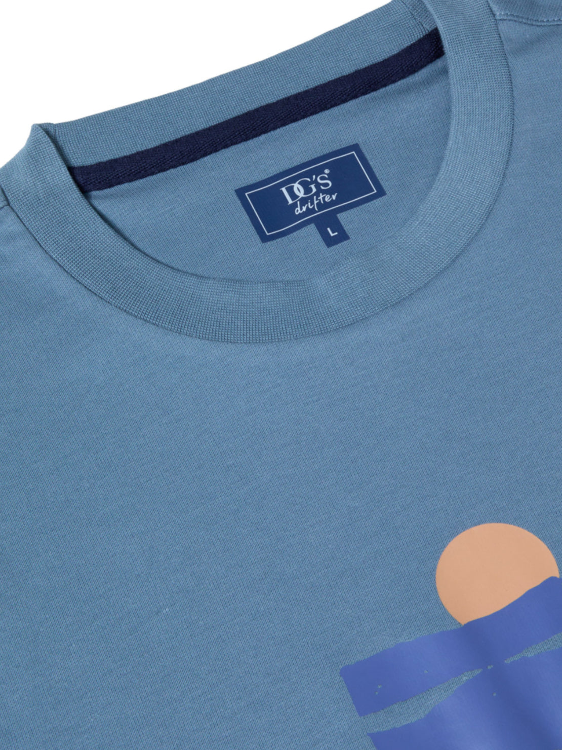 Drifter Short Sleeve T-Shirt - Blue 23 2 Shaws Department Stores