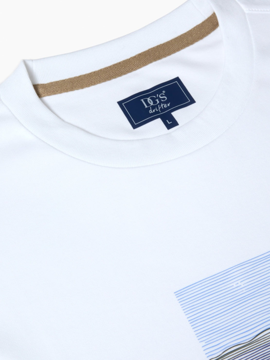 Drifter Short Sleeve T-Shirt - White 2 Shaws Department Stores