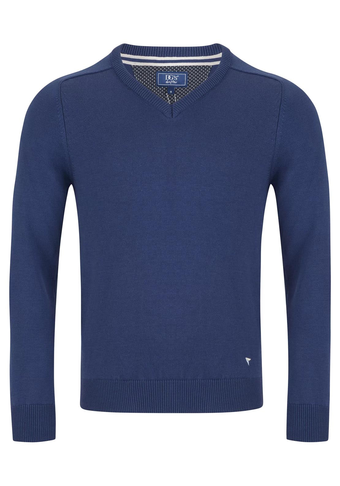 Drifter V Neck Cotton Knitwear 1 Shaws Department Stores