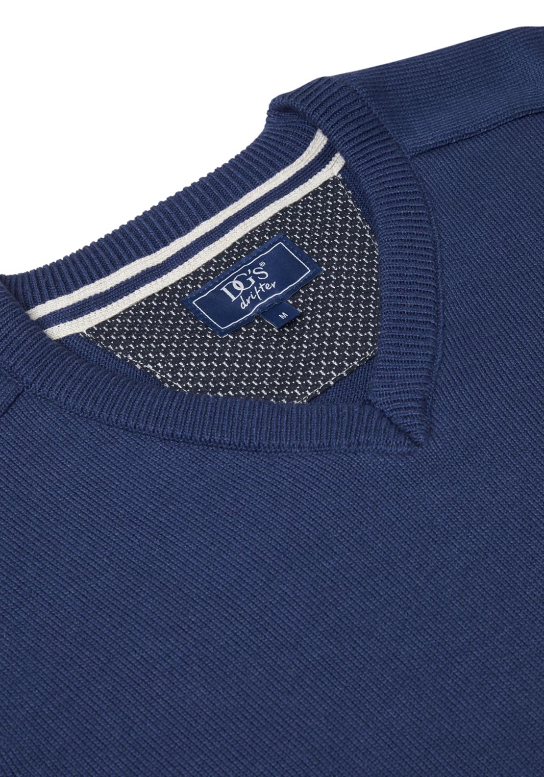 Drifter V Neck Cotton Knitwear 4 Shaws Department Stores