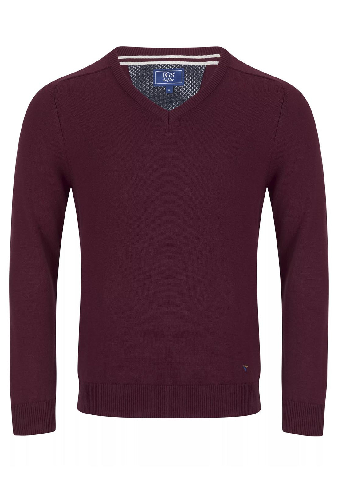 Drifter DG Drifter Vee Neck Sweater - Pink 1 Shaws Department Stores