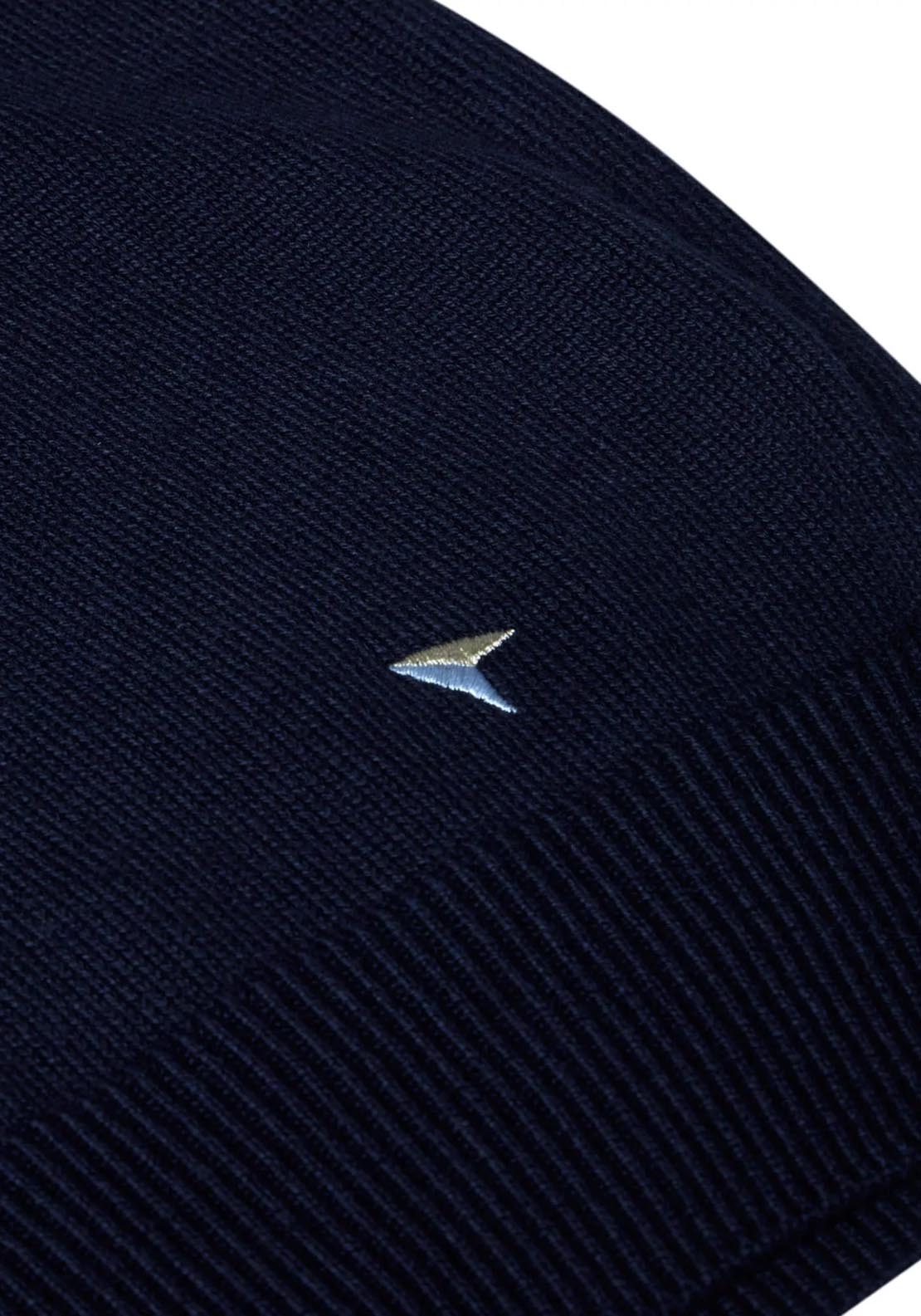 Drifter DG Drifter Vee Neck Sweater - Navy 3 Shaws Department Stores