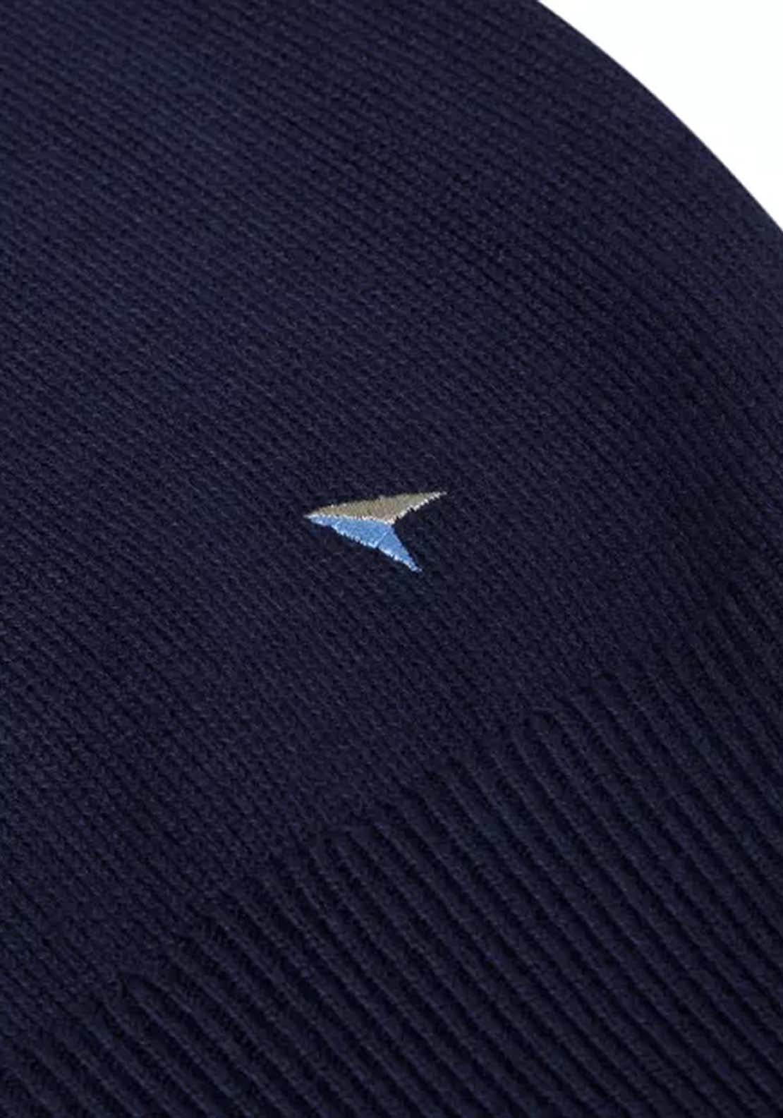 Drifter 1/4 Zip Knit - Blue 3 Shaws Department Stores