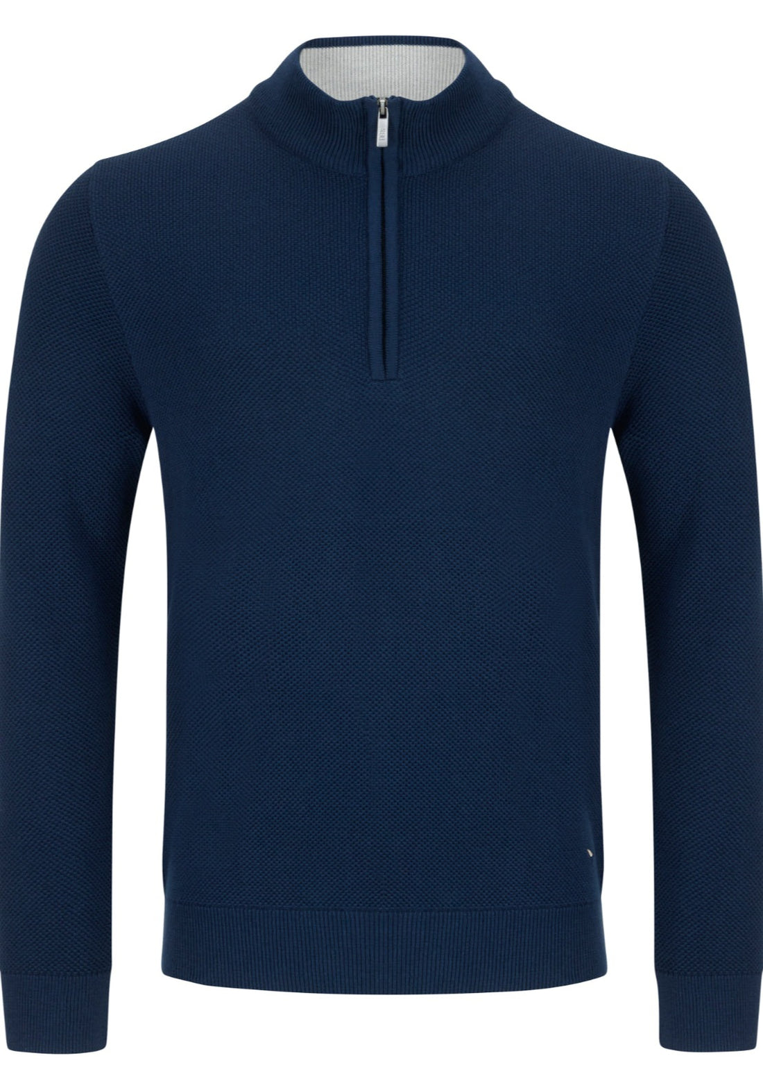 Drifter Quarter Zip Sweater - Blue 1 Shaws Department Stores