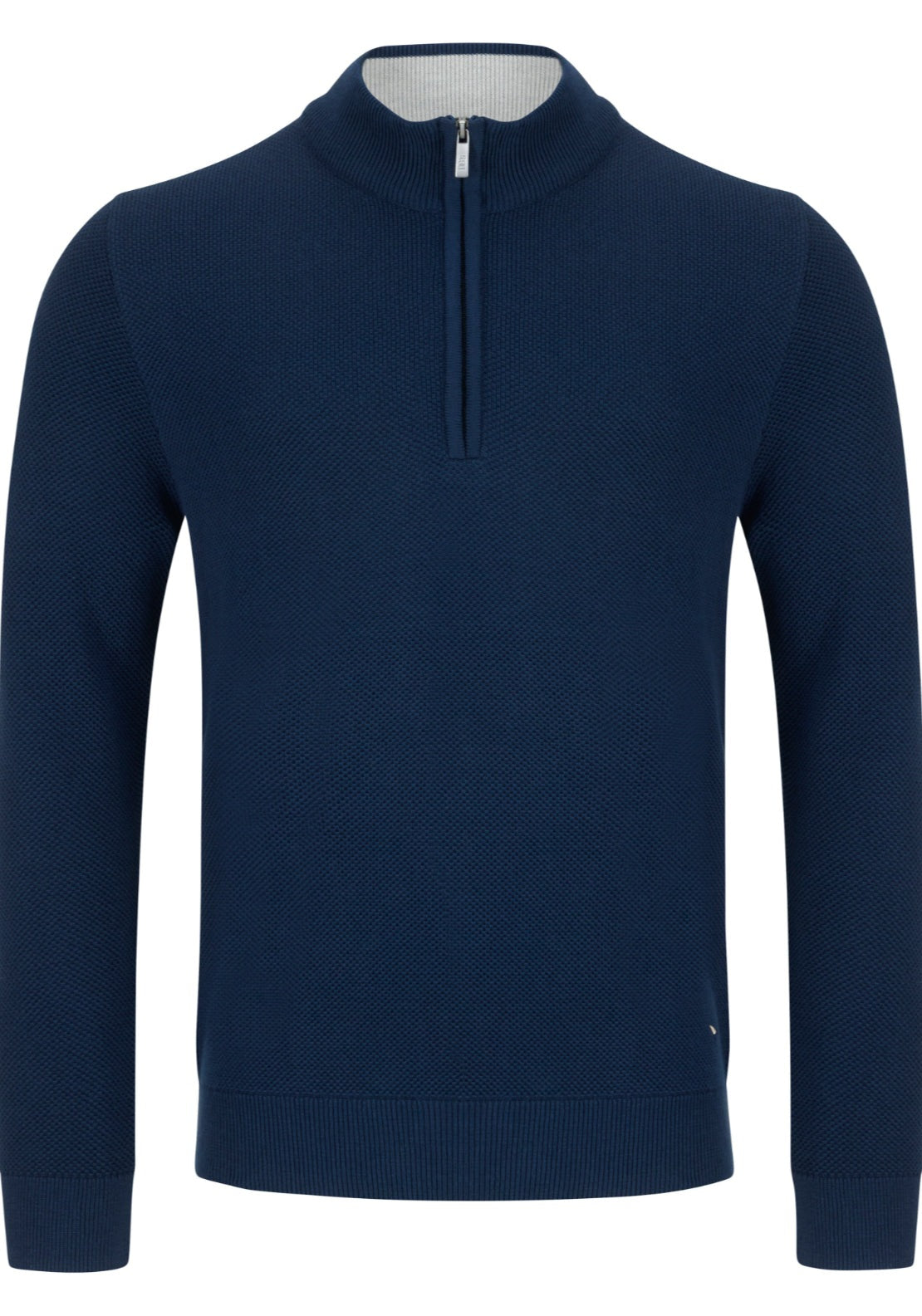 Drifter Quarter Zip Sweater - Blue 1 Shaws Department Stores