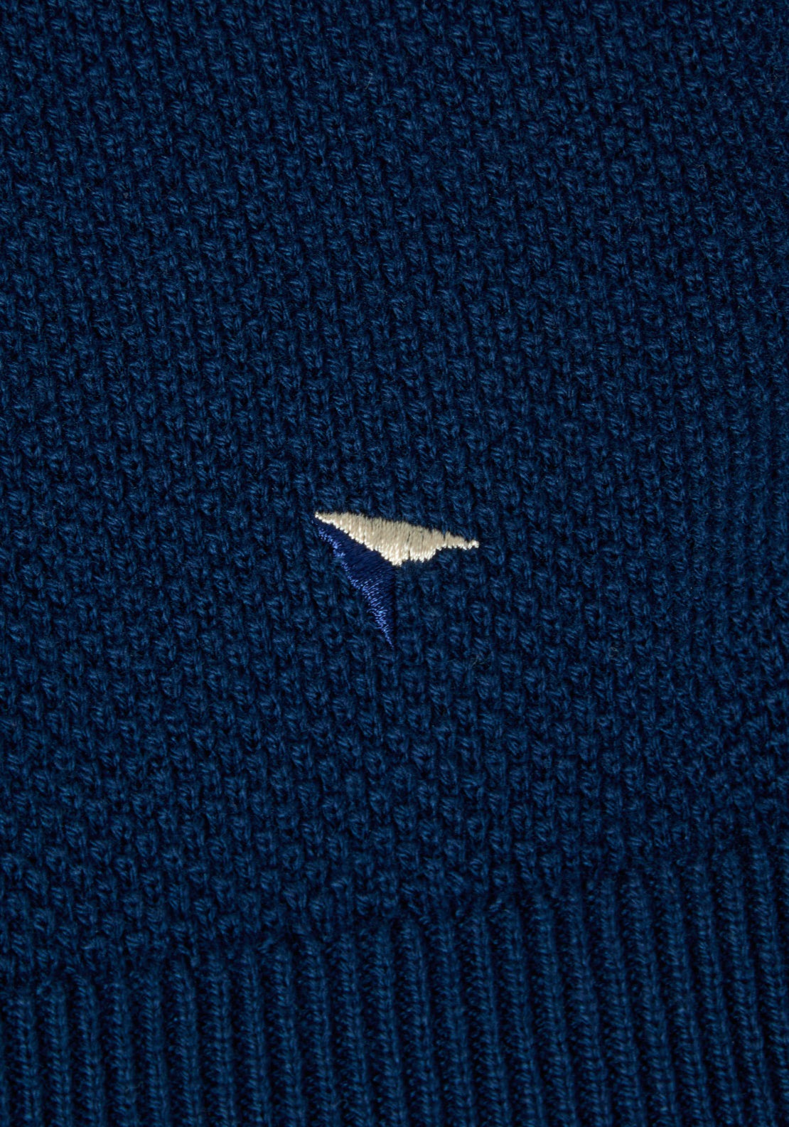 Drifter Quarter Zip Sweater - Blue 4 Shaws Department Stores