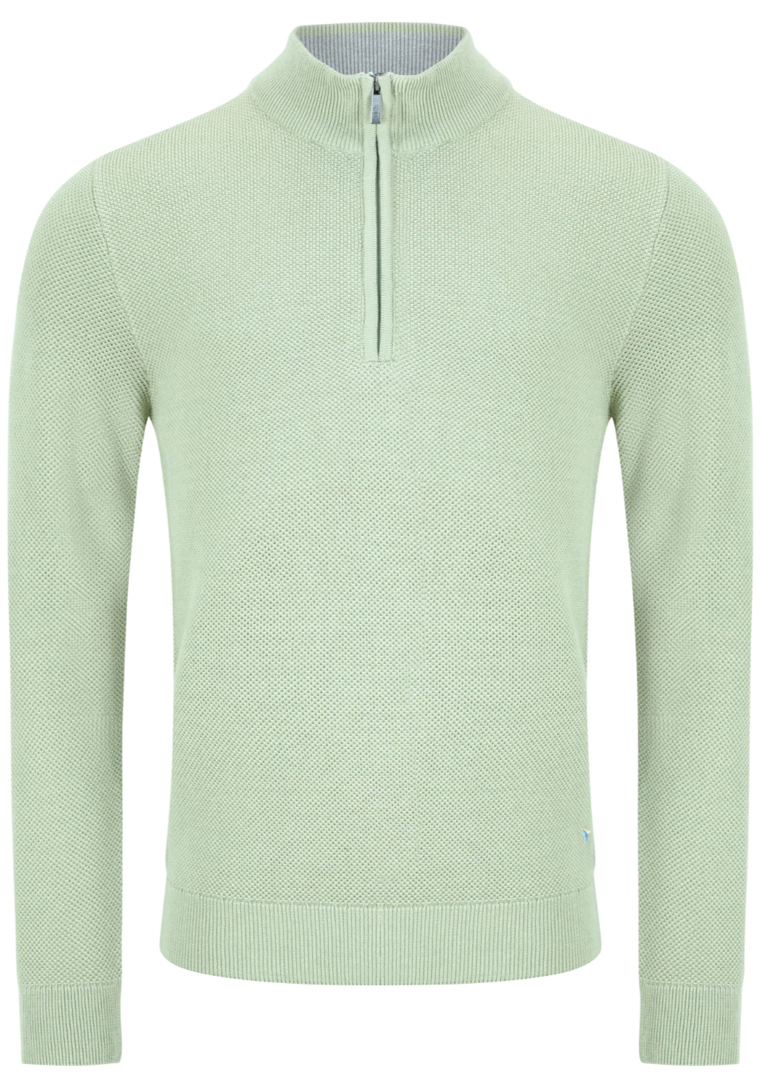 Drifter Quarter Zip Sweater - Green 1 Shaws Department Stores