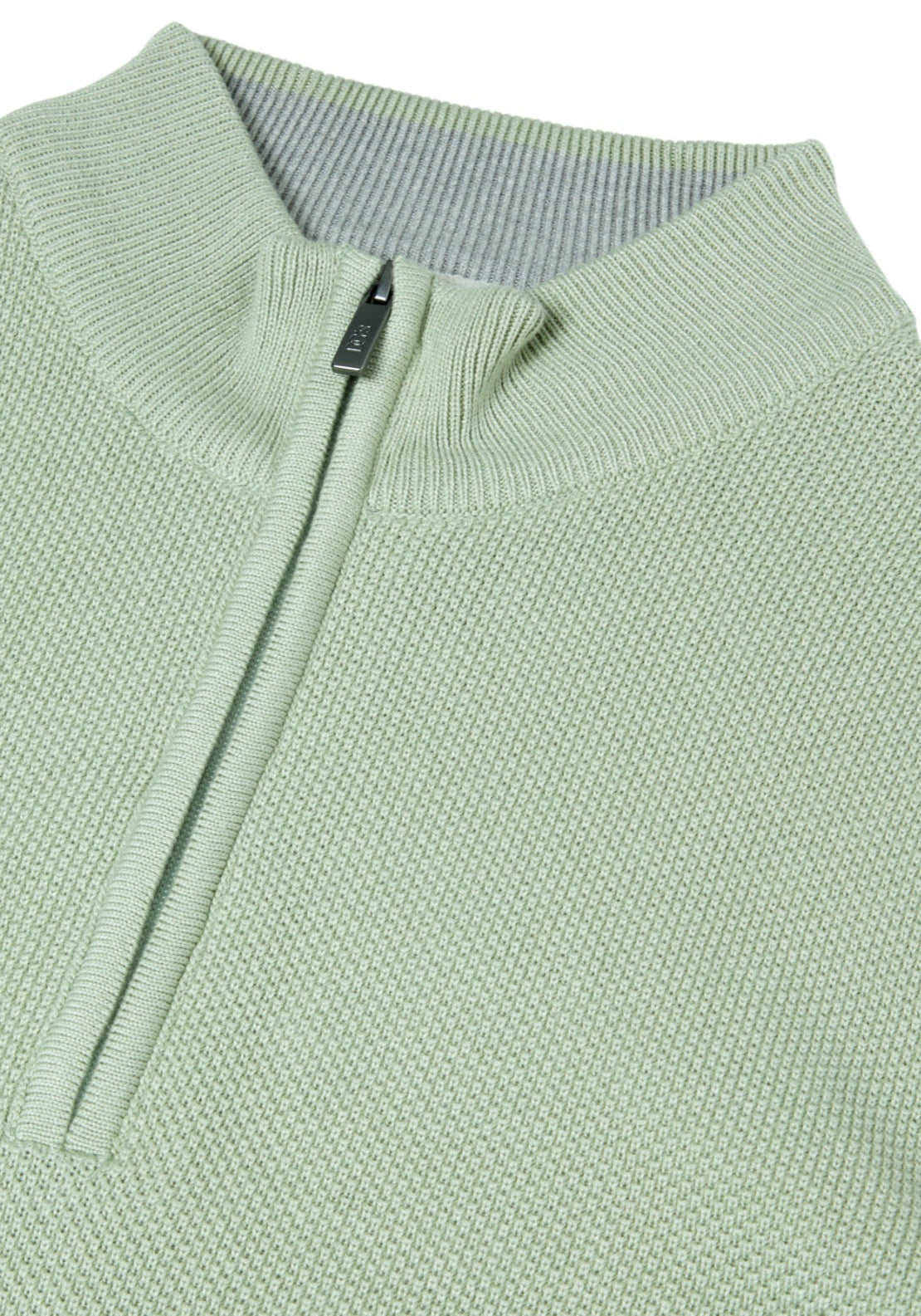 Drifter Quarter Zip Sweater - Green 2 Shaws Department Stores