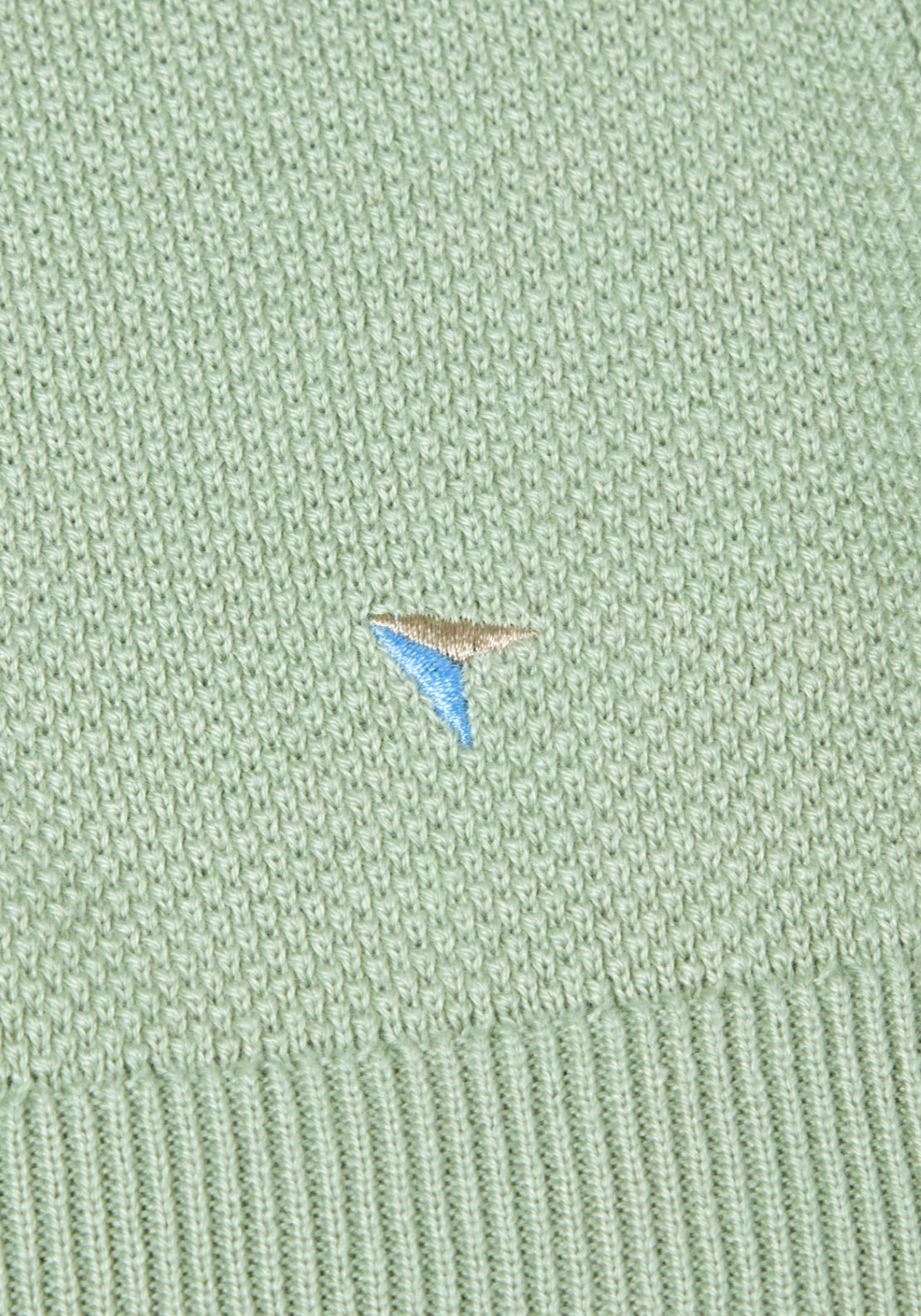 Drifter Quarter Zip Sweater - Green 4 Shaws Department Stores