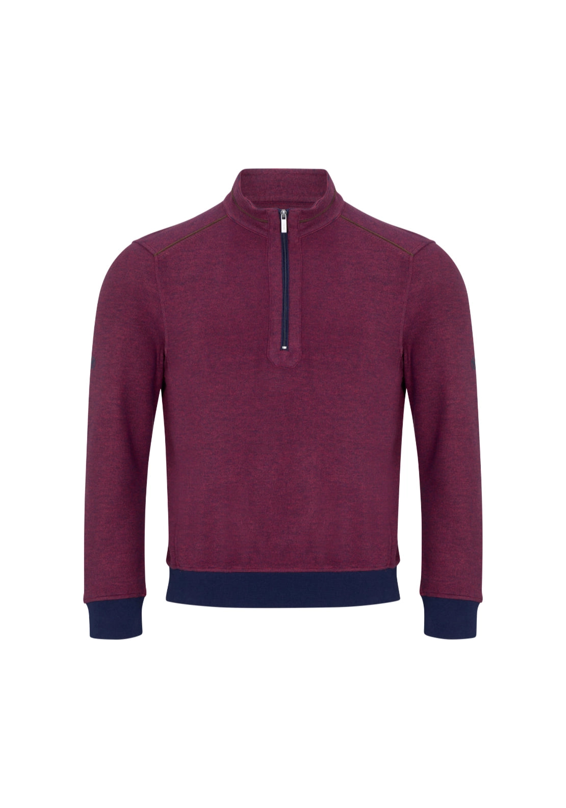 1/4 Zip Sweatshirt - Red