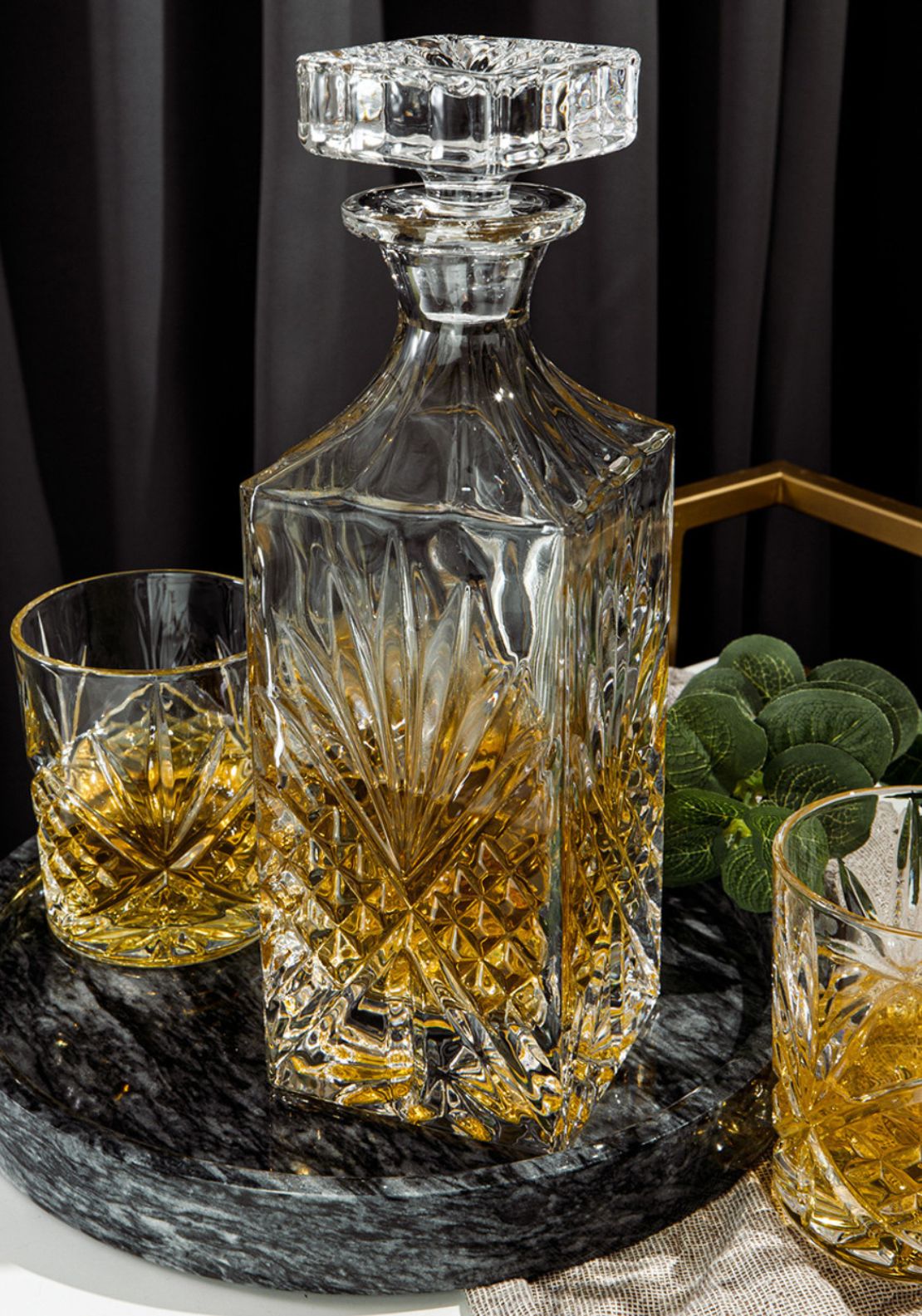 Killarney Crystal Trinity Crystal Decanter 4 Shaws Department Stores