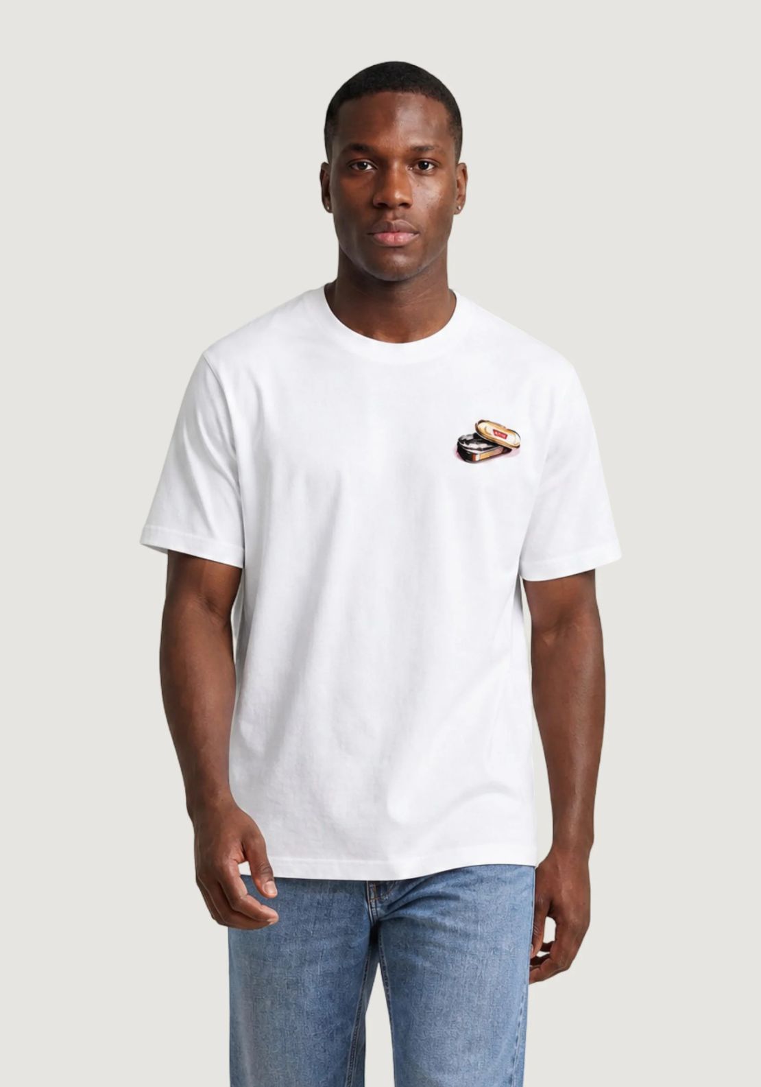 Levis Graphic Short Sleeve T-Shirt - White 1 Shaws Department Stores